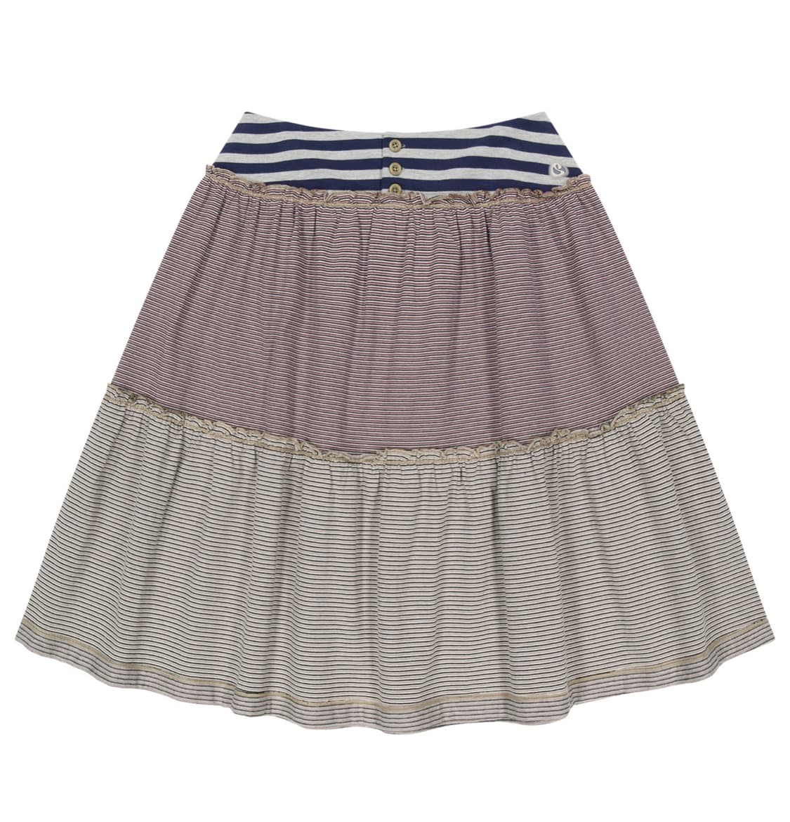 코이세이오 COLORED STRIPE MIDI SKIRT 미디스커트 상품이미지1