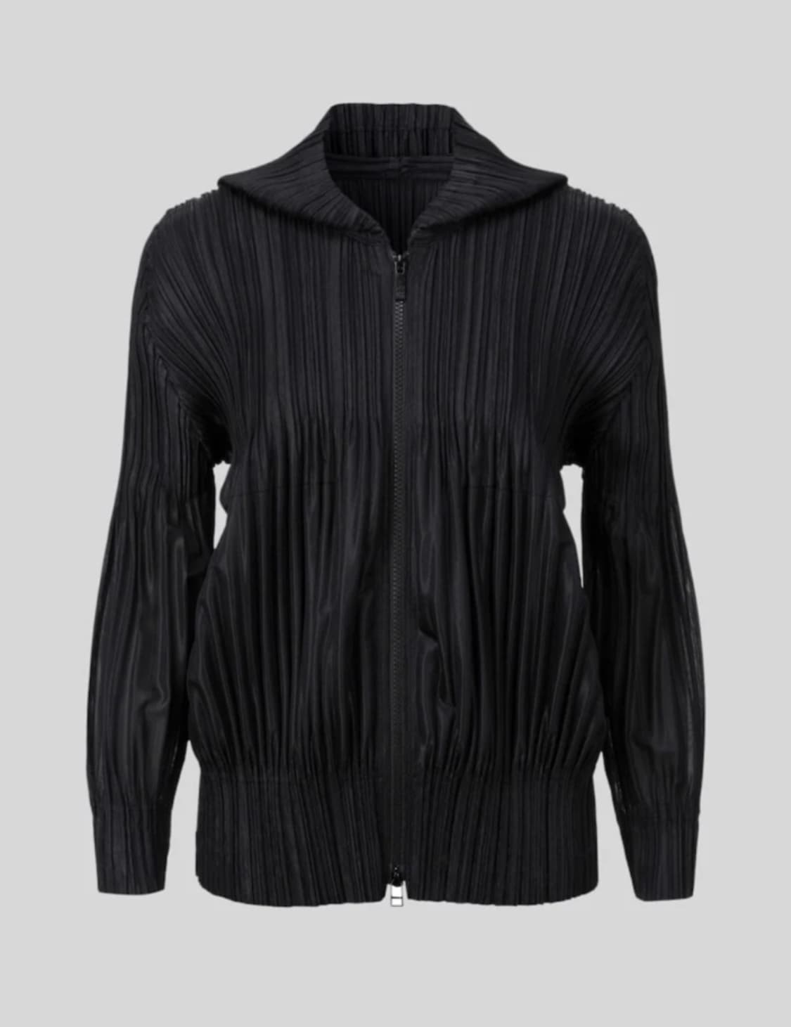 플리츠플리즈 플러피 베이직 쟈켓 블랙 사이즈3 상품이미지1