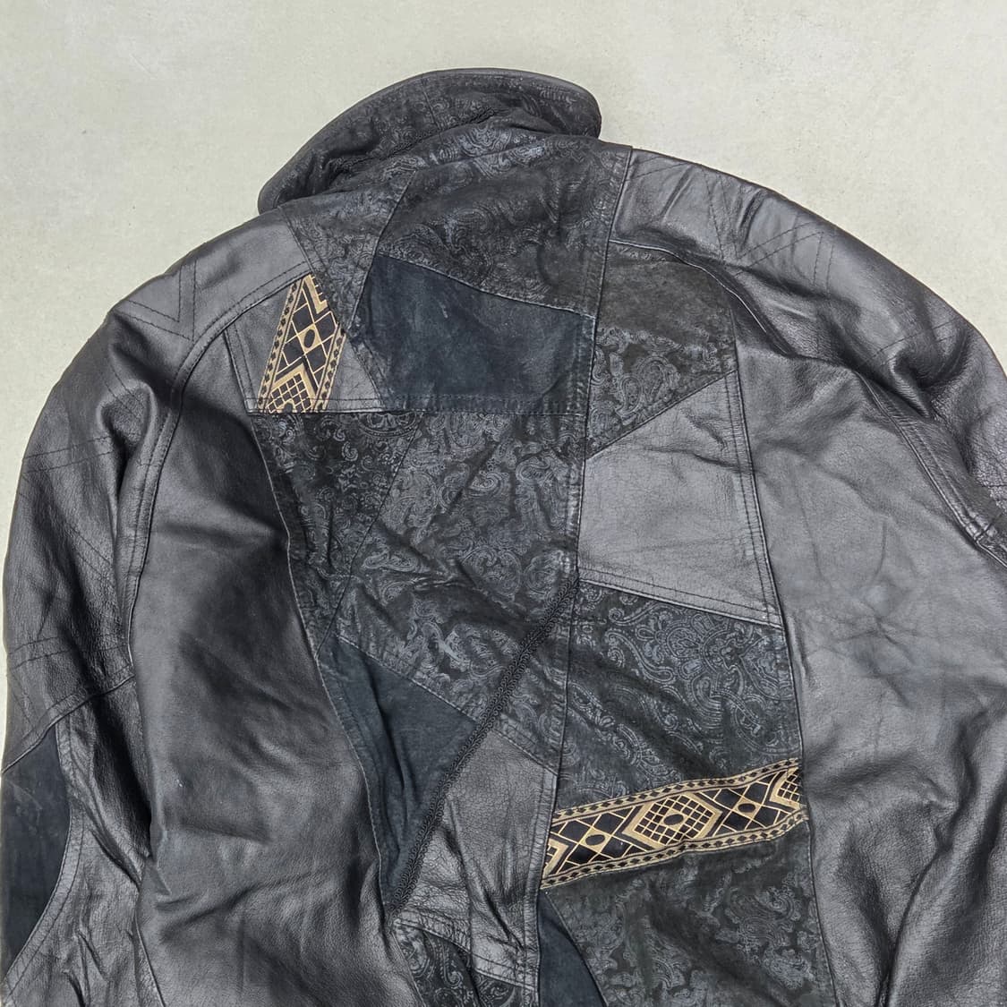 caviar 페이즐리 레더자켓 s09156 상품이미지4