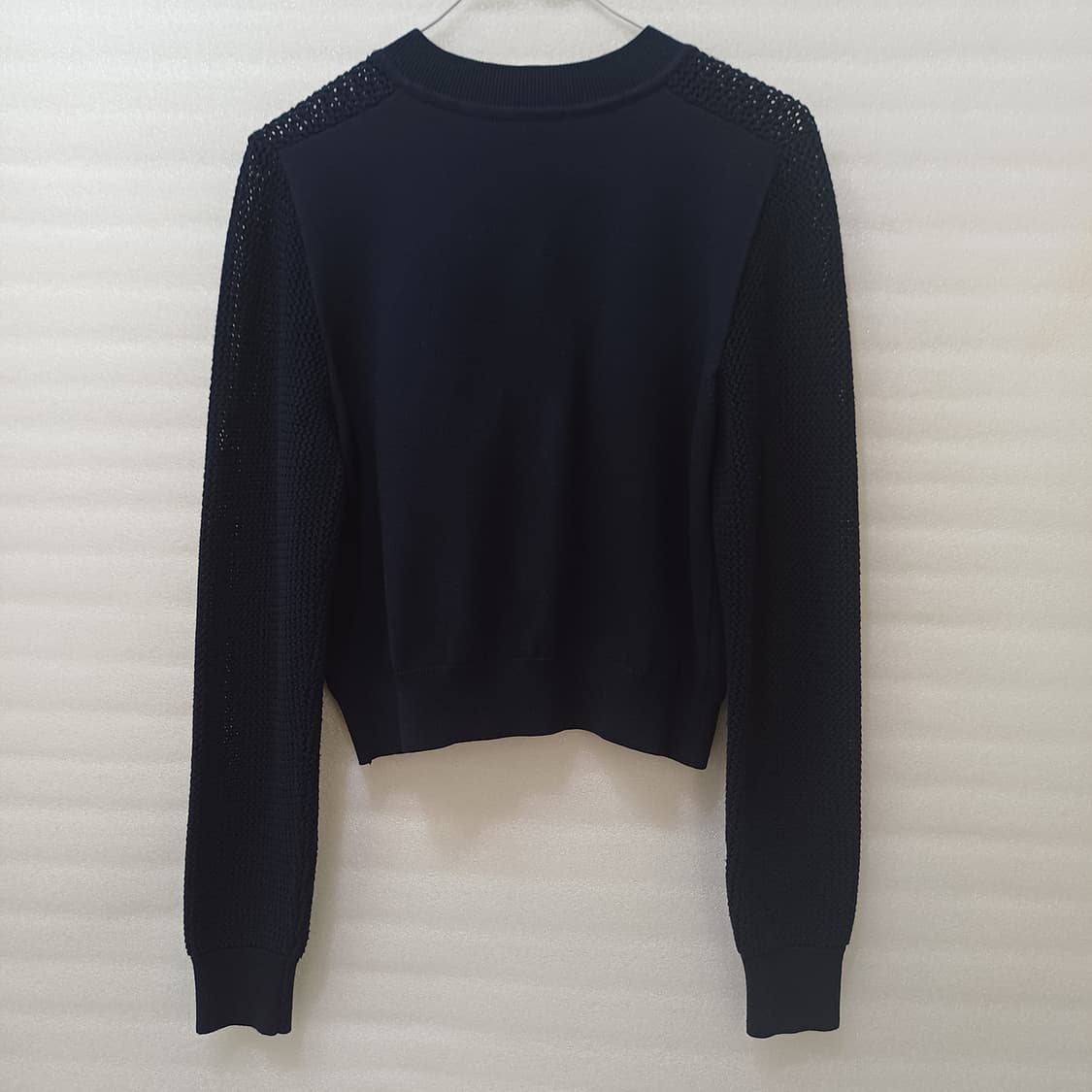 국내 산드로 니트 숏 가디건 여성 2XS 네이비 훌륭 사랑봉봉 상품이미지3