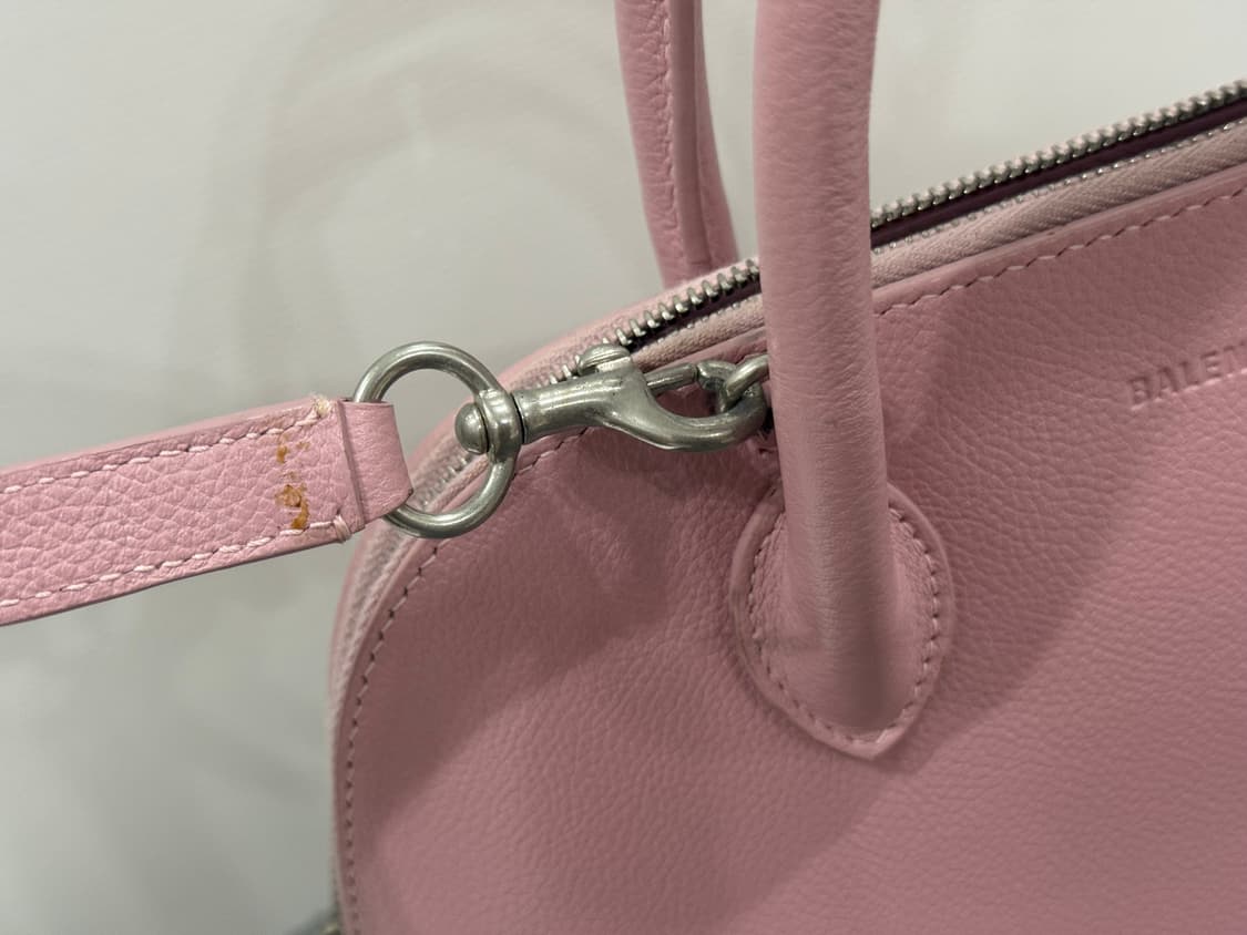 발렌시아가 빌탑 핸들 토트백 핑크 상품이미지5