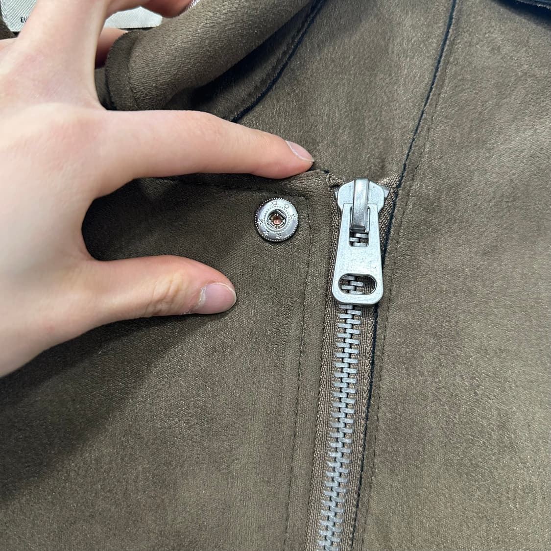 자라 스웨이드 라이더 자켓 상품이미지5