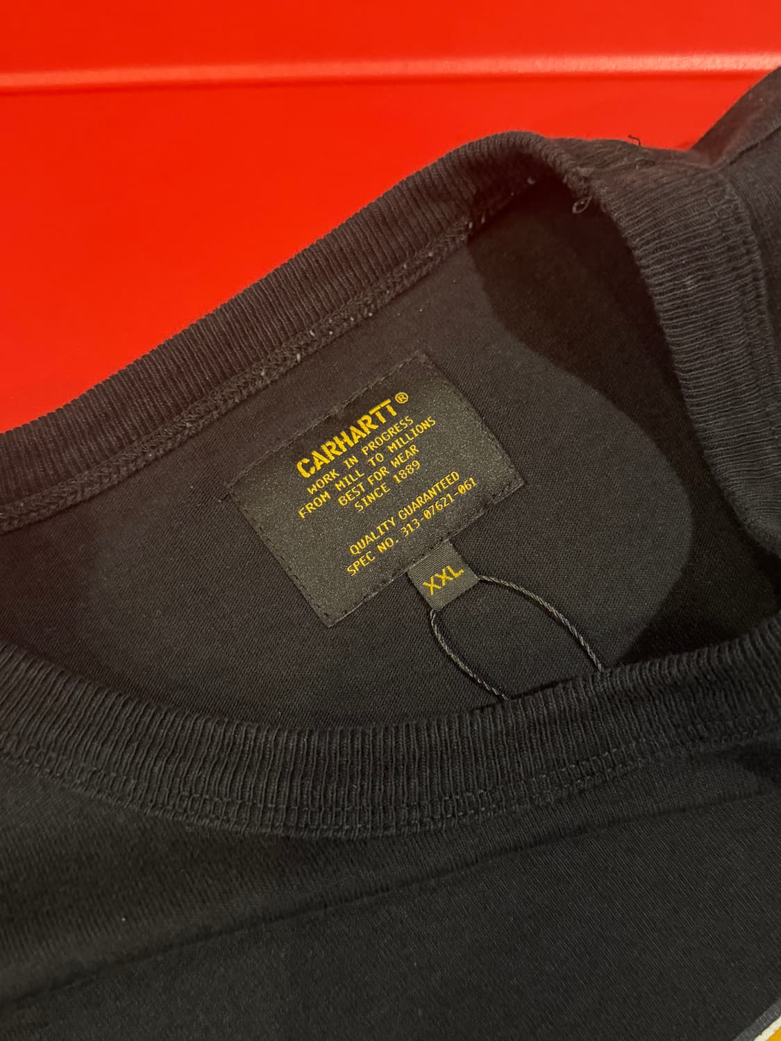CARHARTT 칼하트 아카데미 콜라보 반팔티 상품이미지4