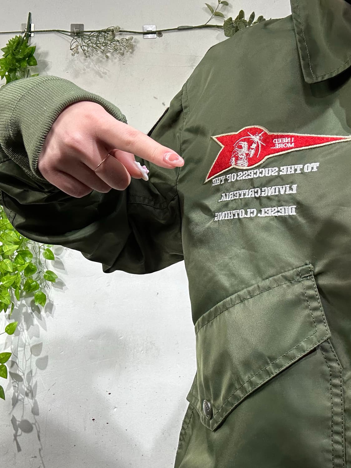 아메리칸 빈티지 uod club 패치 자수 항공 잠바 마원 ma-1 M 상품이미지4