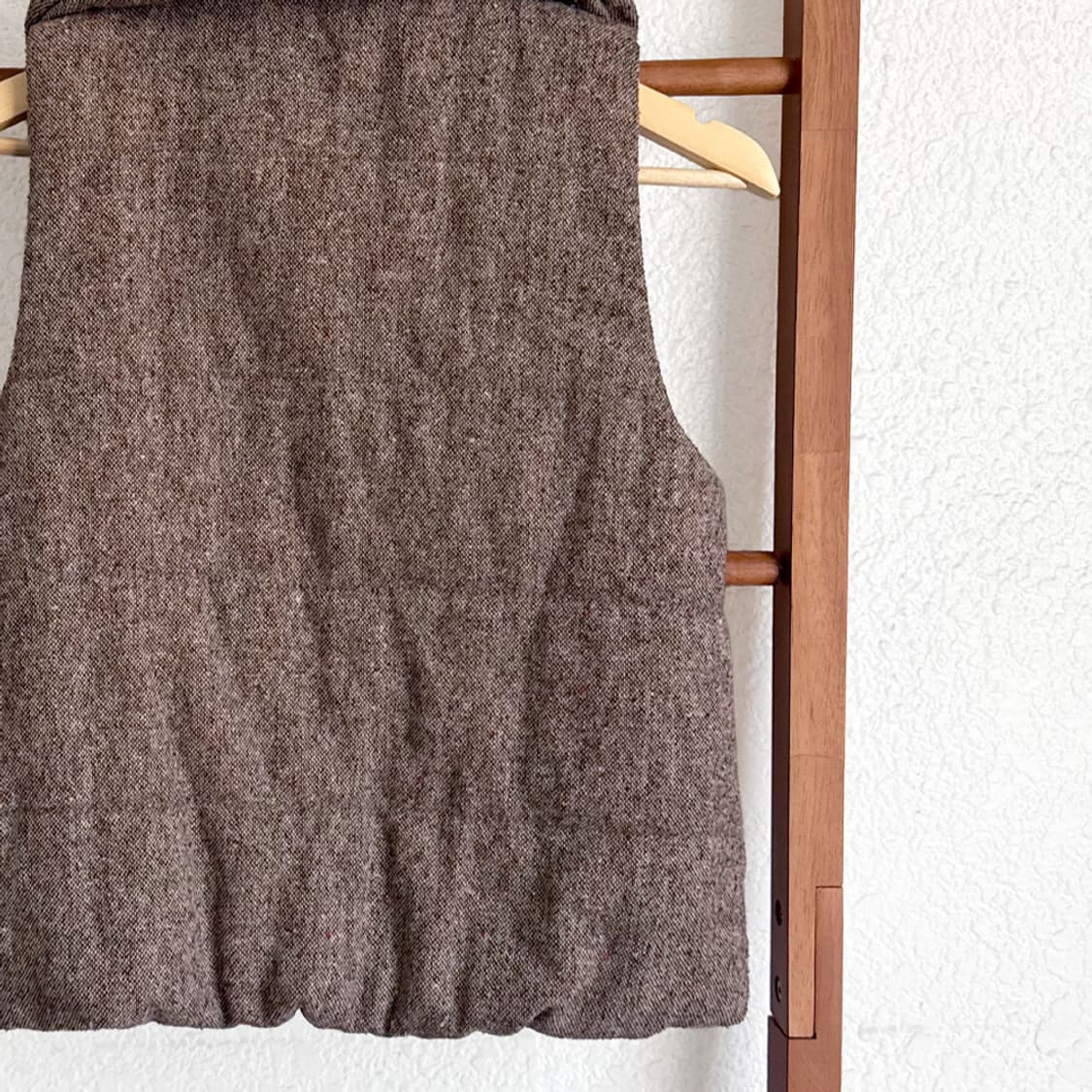 가든 브라운 울 패딩 조끼 상품이미지9