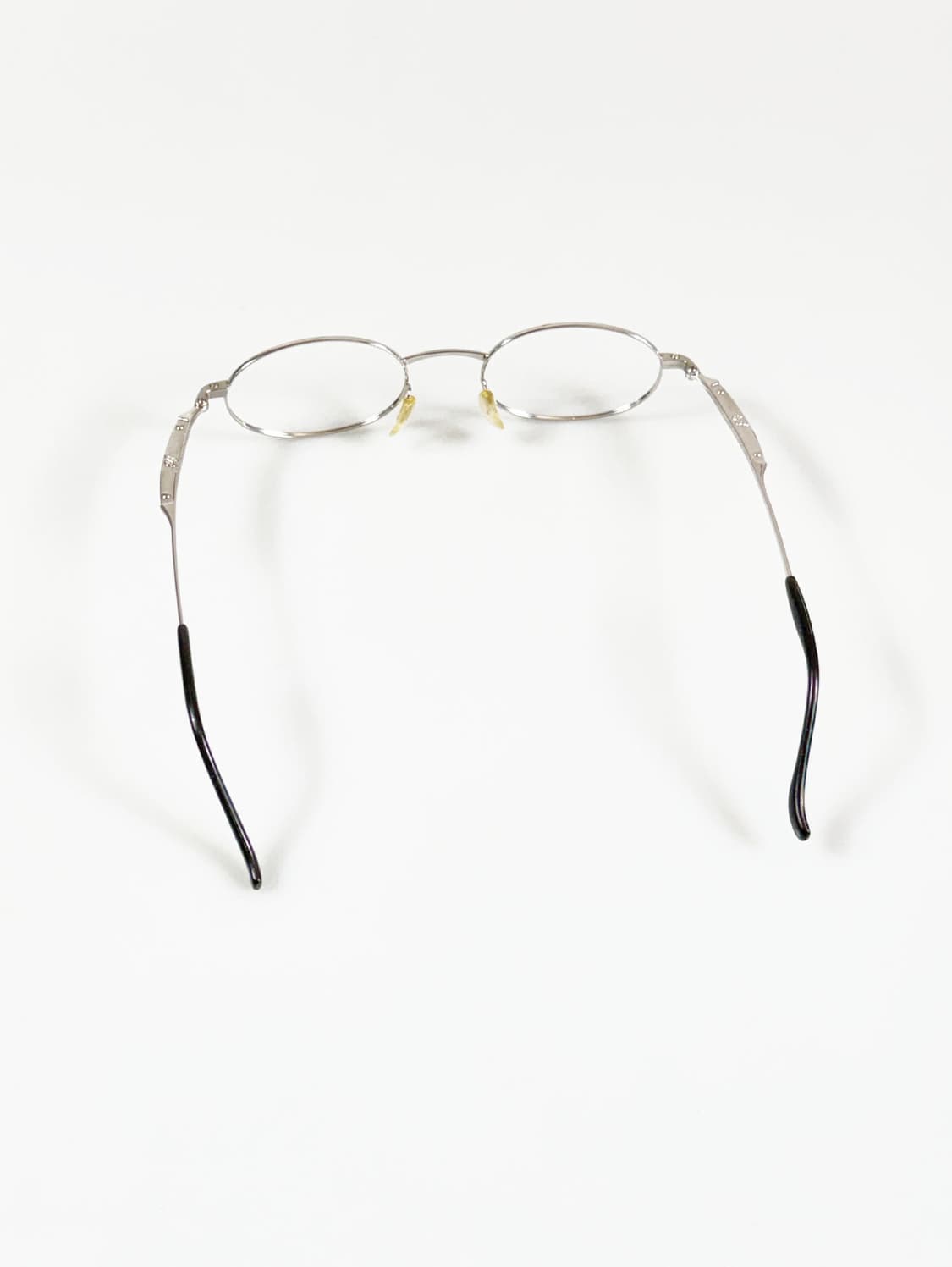 REDOX 실버 메탈 슬림 오벌 프레임 빈티지 안경 상품이미지5