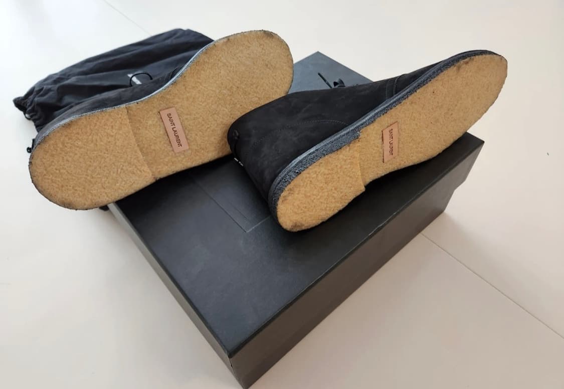 새상품) Saint Laurent 생로랑 남성 앵클부츠 43 상품이미지4