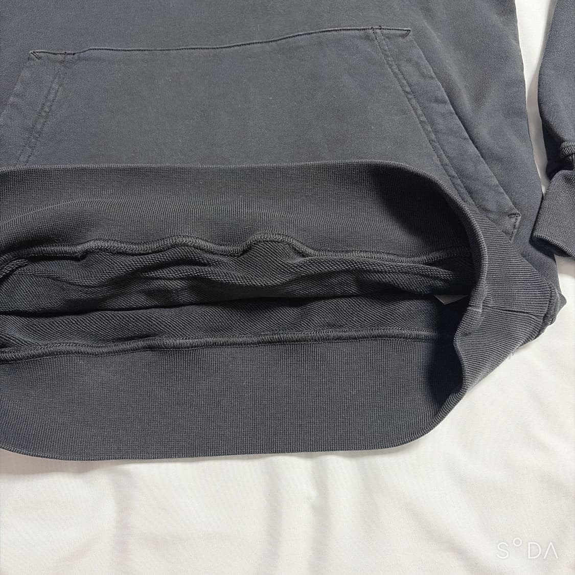 스톤아일랜드 블랙 후드티 S 상품이미지8