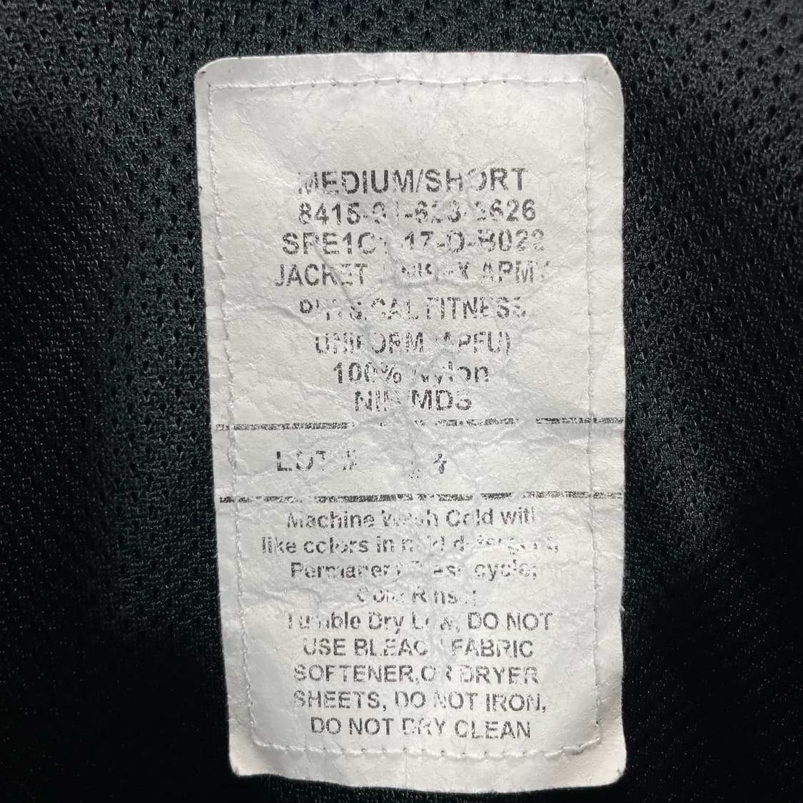 미군 U.S. ARMY 블랙 바람막이 상품이미지3