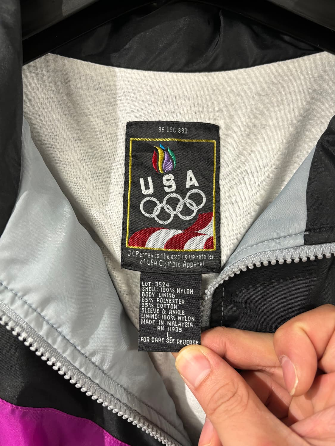 90s USA olympic 바람막이 자켓   상품이미지6
