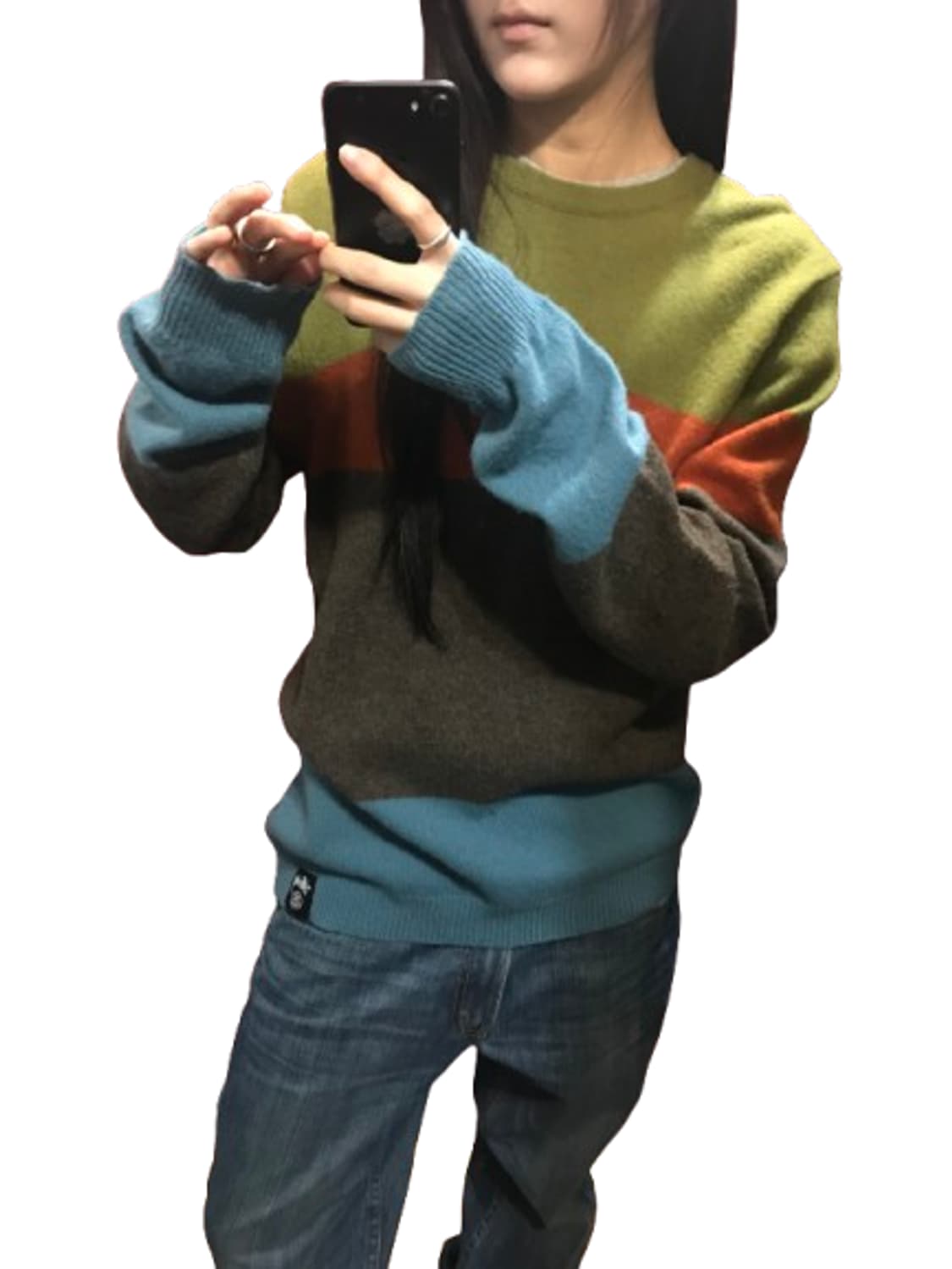 스투시 배색 니트 상품이미지2