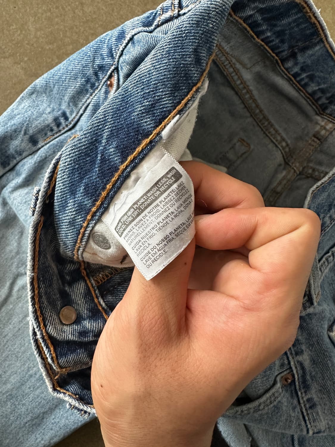 Levis 505 Regular Fit Denim 35-36 상품이미지4