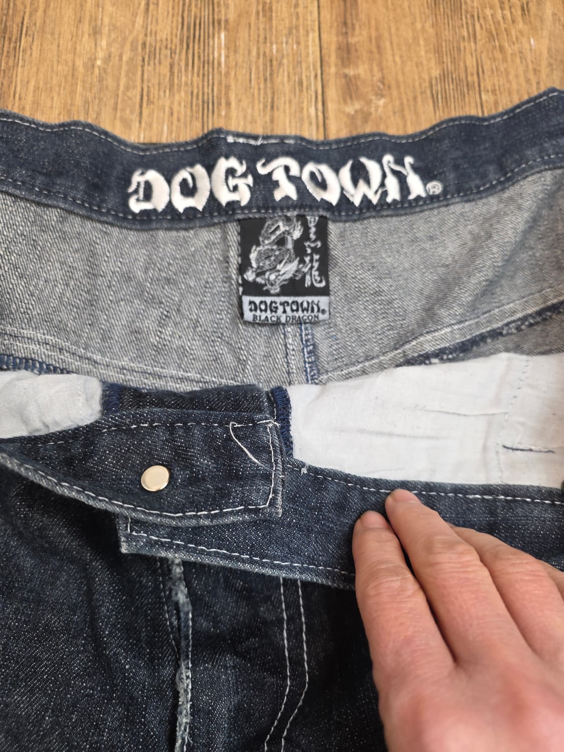 DOGTOWN 독타운 데님 반바지 독수리 자수 상품이미지2