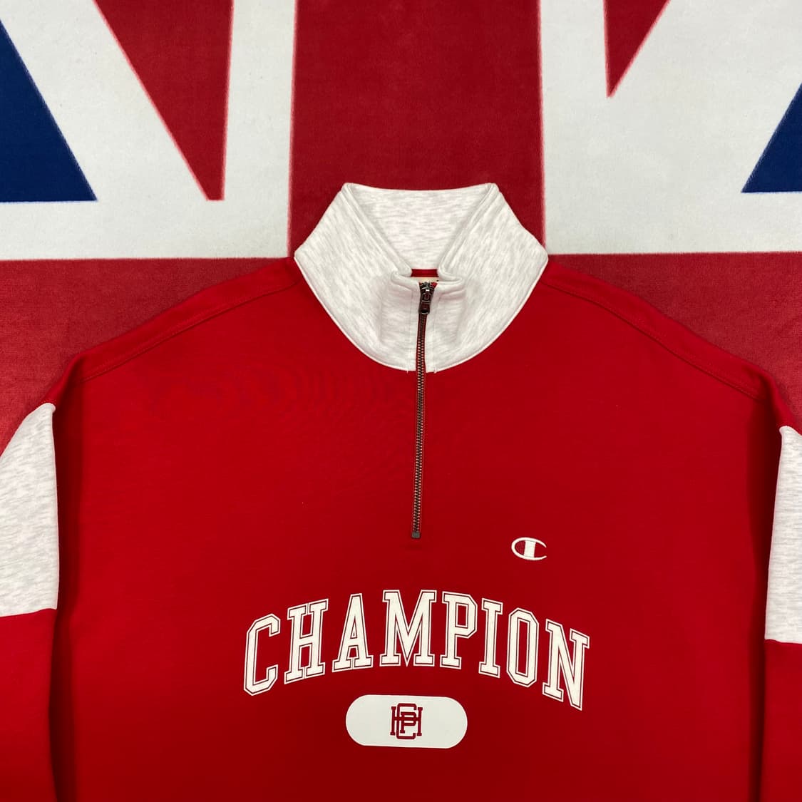 챔피온 반집업 맨투맨 L 실측 2XL  상품이미지3