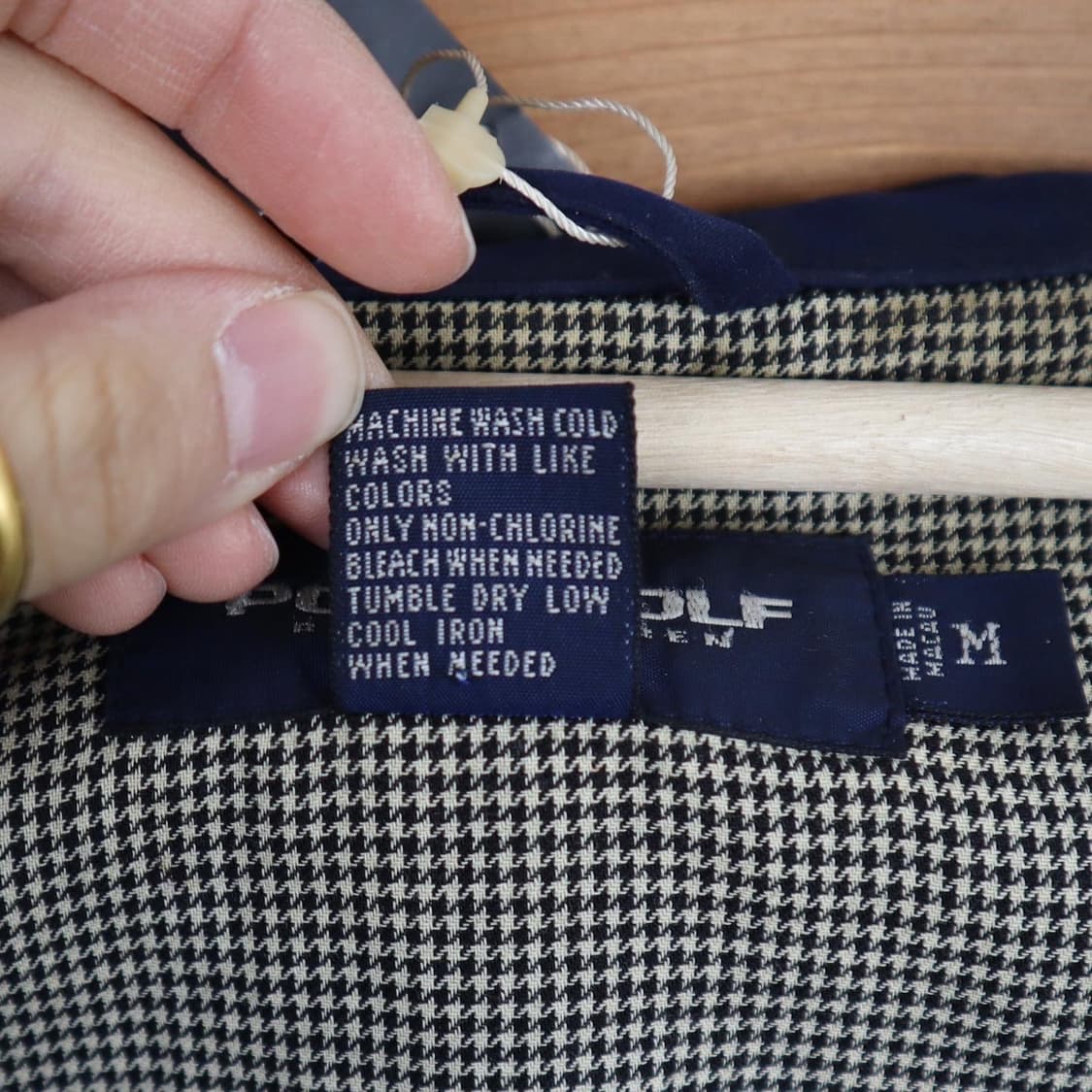 폴로 네이비 폴리쉘 스윙톱   상품이미지7