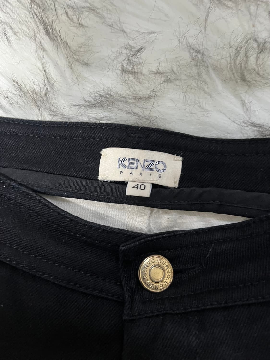 [28] KENZO Paris 투톤 스냅 버튼 팬츠 상품이미지5