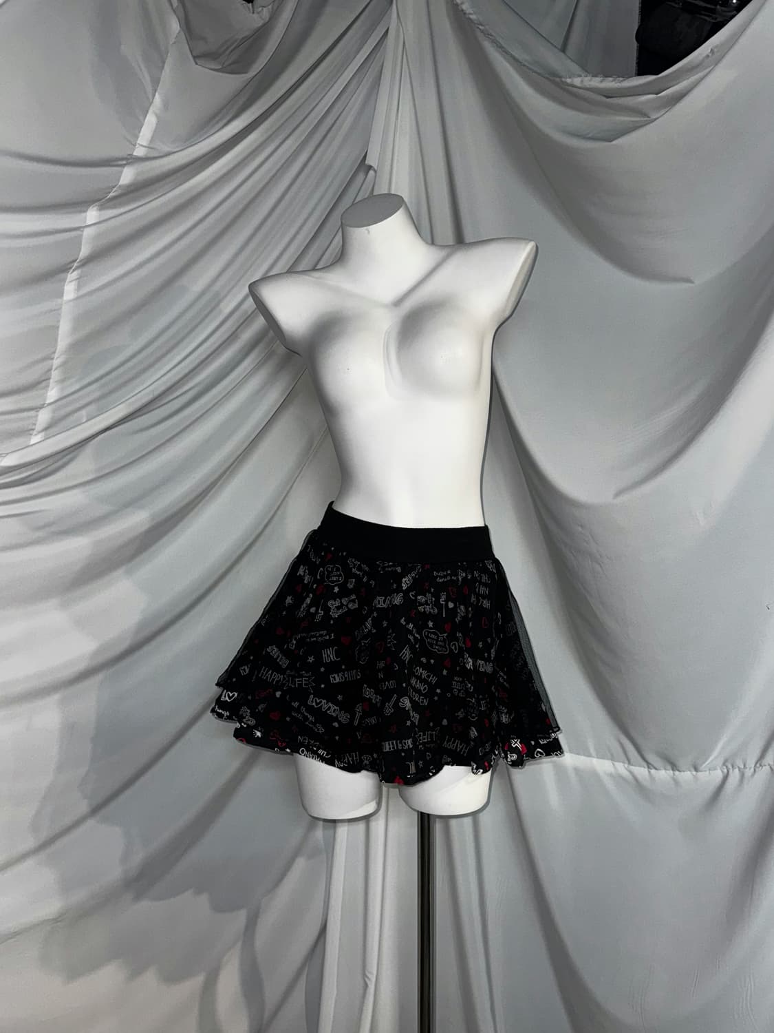 로사체리 슈가슈가룬 듀크 쇼콜라깔 스트라이프 키치 펑크 프레피 코디세트 상품이미지2