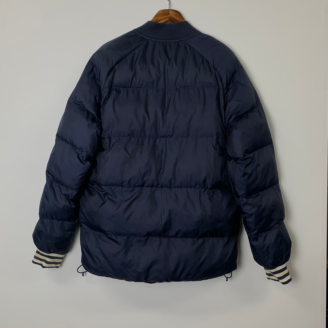 아디다스 버건디 네이비 리버시블 패딩 상품이미지4