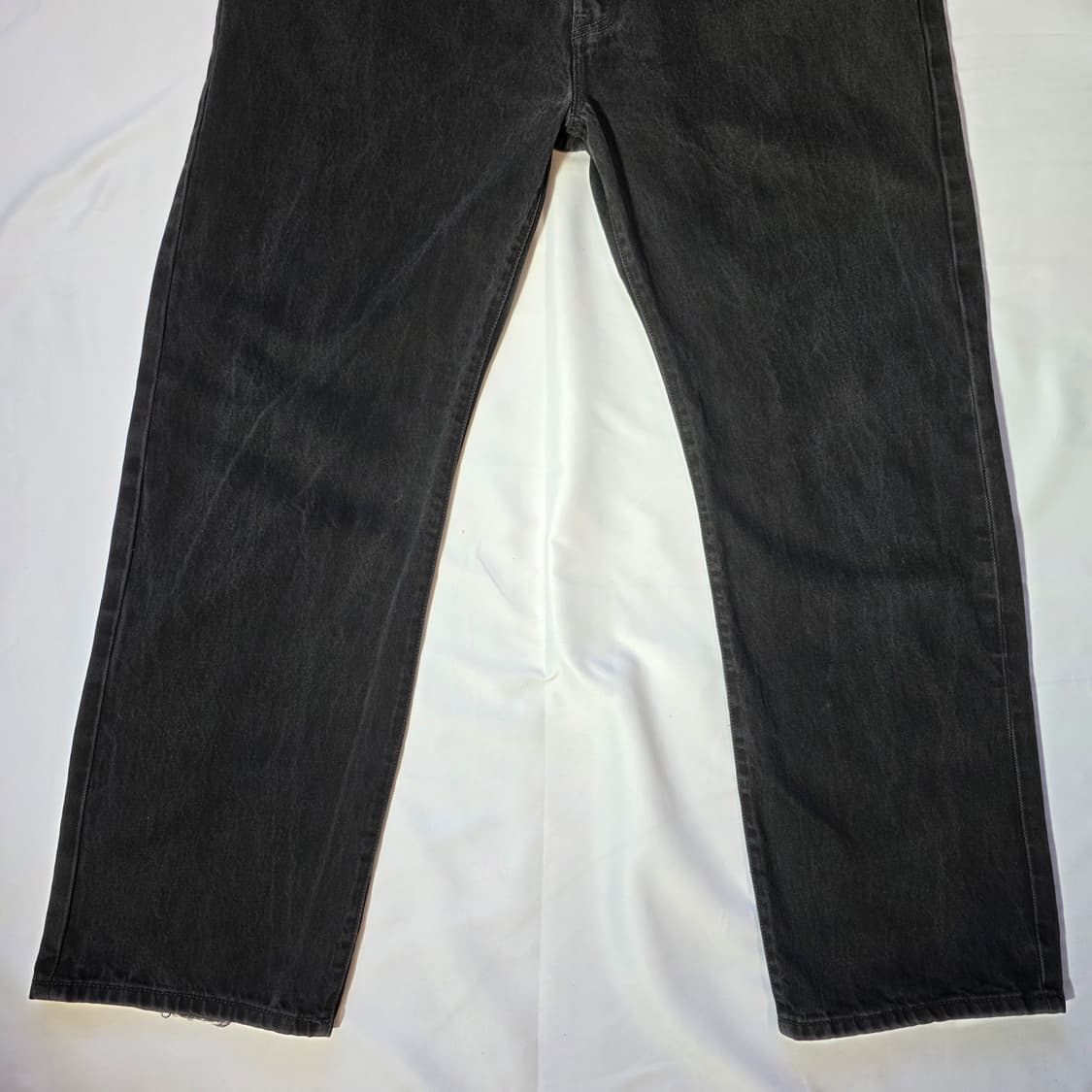 [W44L32]00s 리바이스 501 빅사이즈 블랙 데님 팬츠 상품이미지3