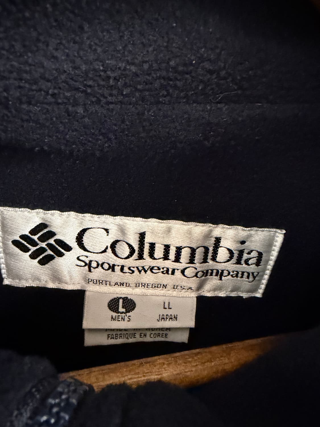 N109. 콜롬비아 쉘드 자켓 바람막이 후리스 블랙 상품이미지2