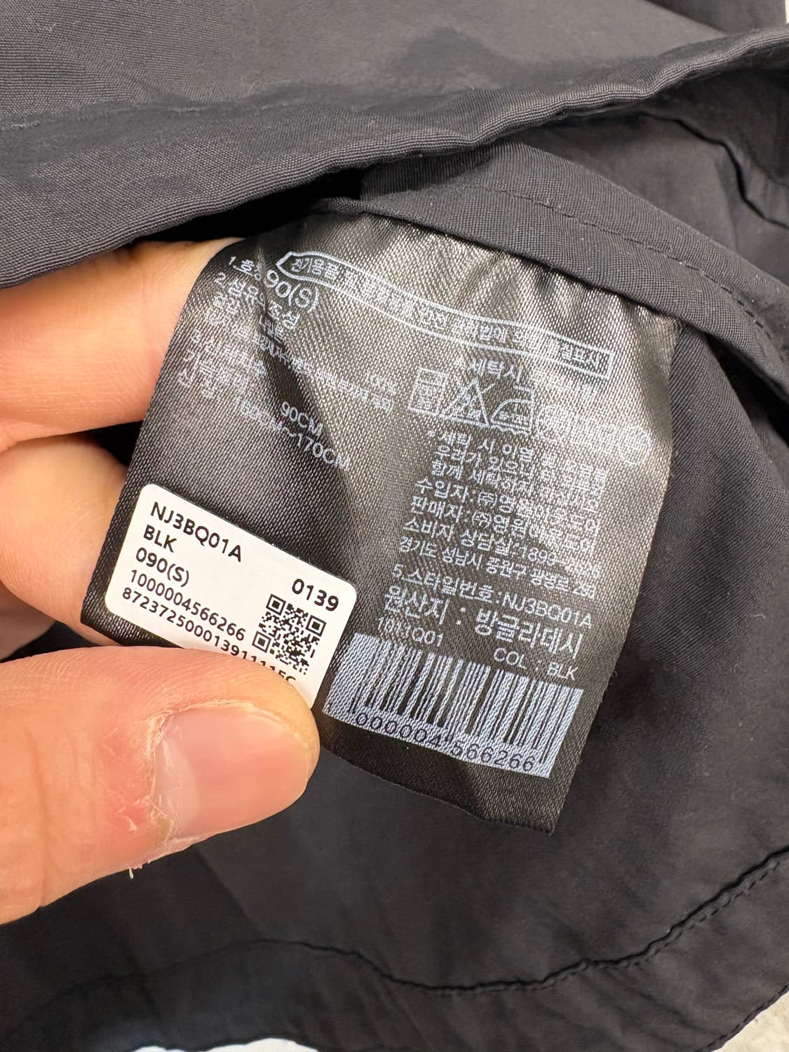 노스페이스 컴팩트 자켓 블랙 상품이미지8