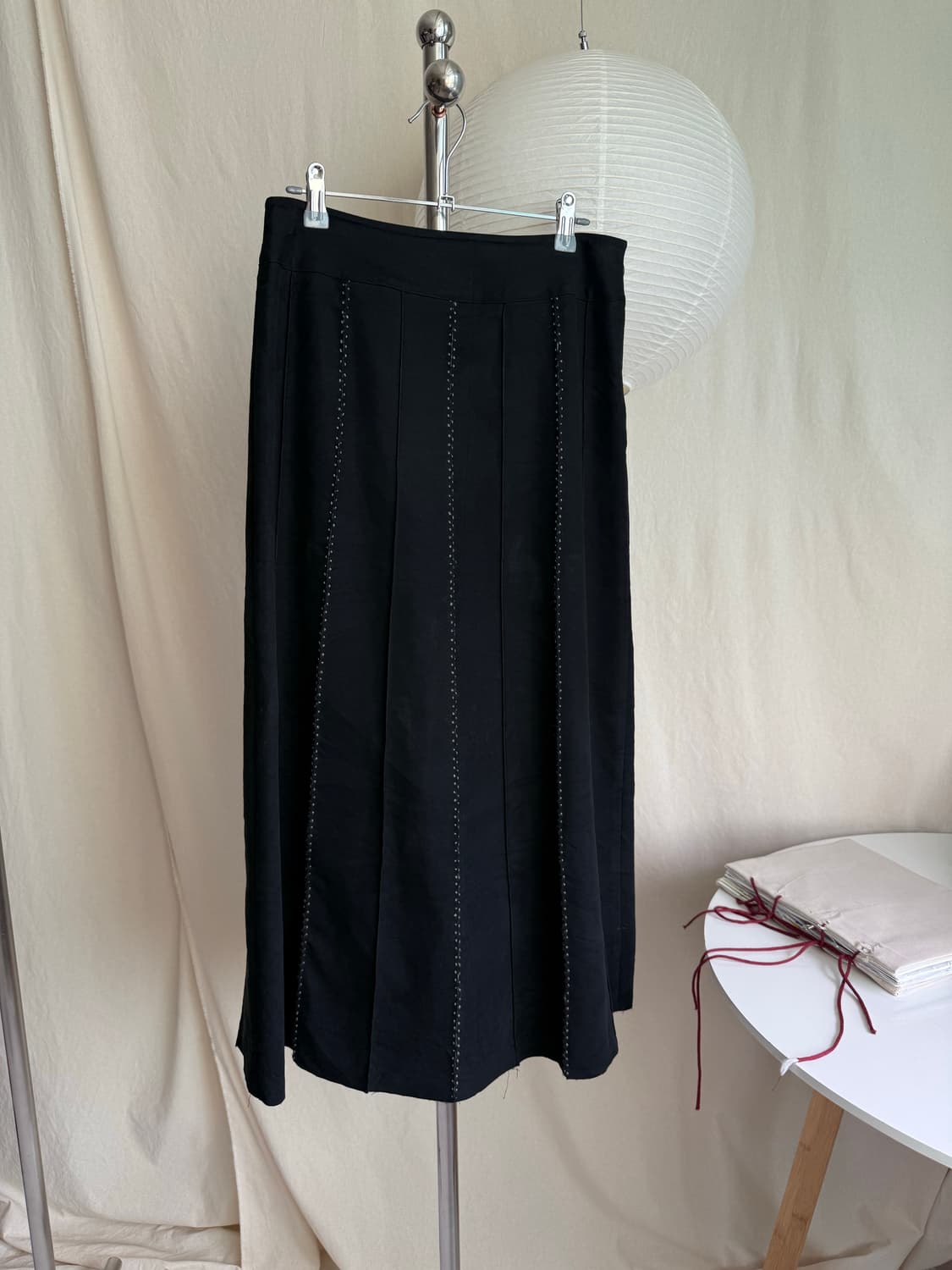 CECIO Stitch Long Skirt 상품이미지1