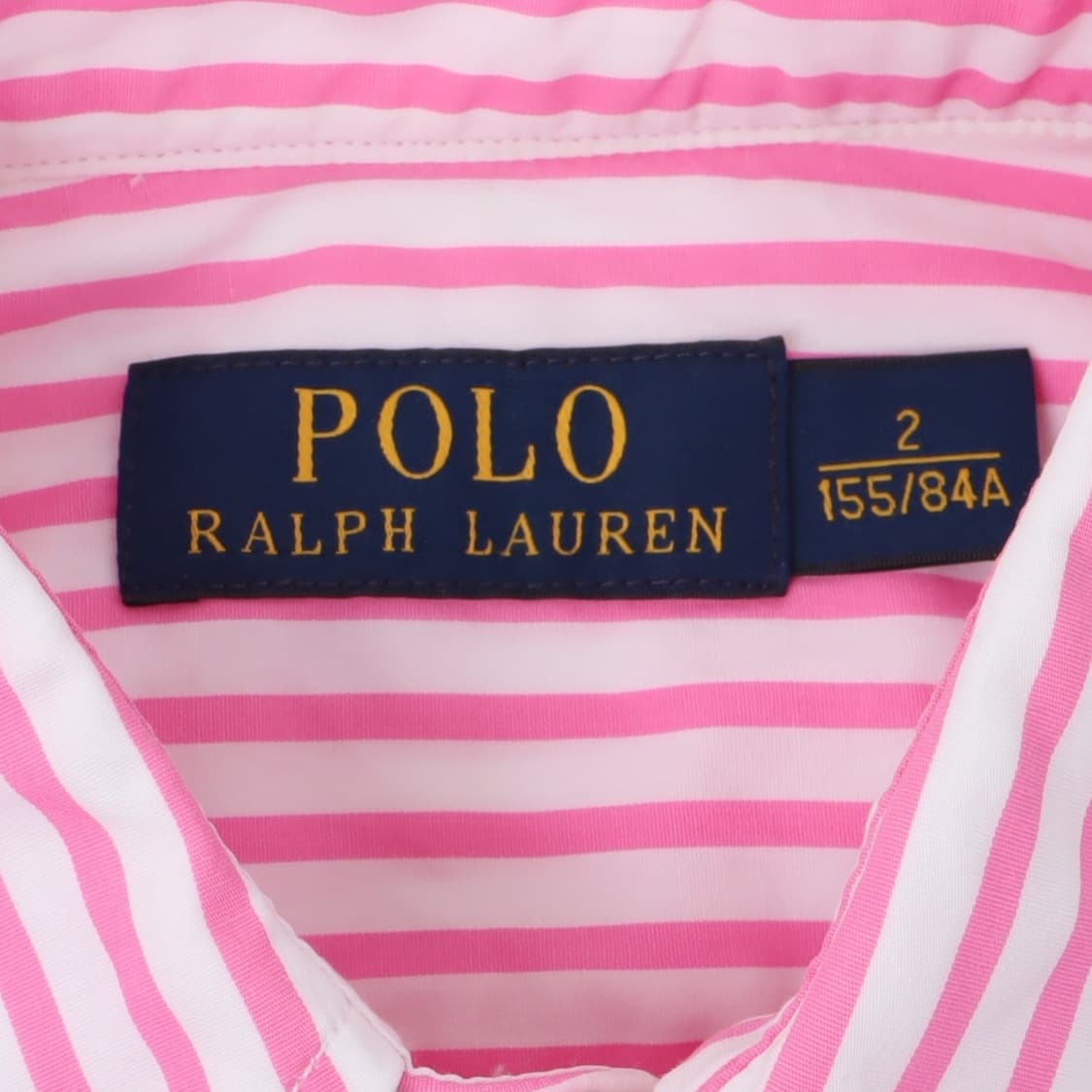 폴로 랄프로렌 우먼스 핑크 스트라이프 셔츠 상품이미지8