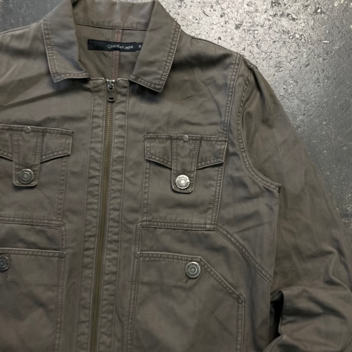 95 캘빈클라인 Y2K 포켓 자켓 상품이미지2