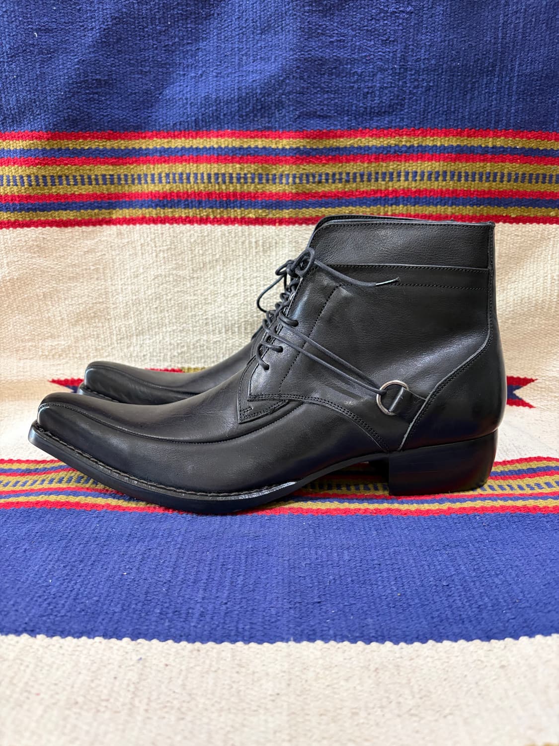 훕데두 아카이브 롱노즈 레이스 스루 부츠 상품이미지2