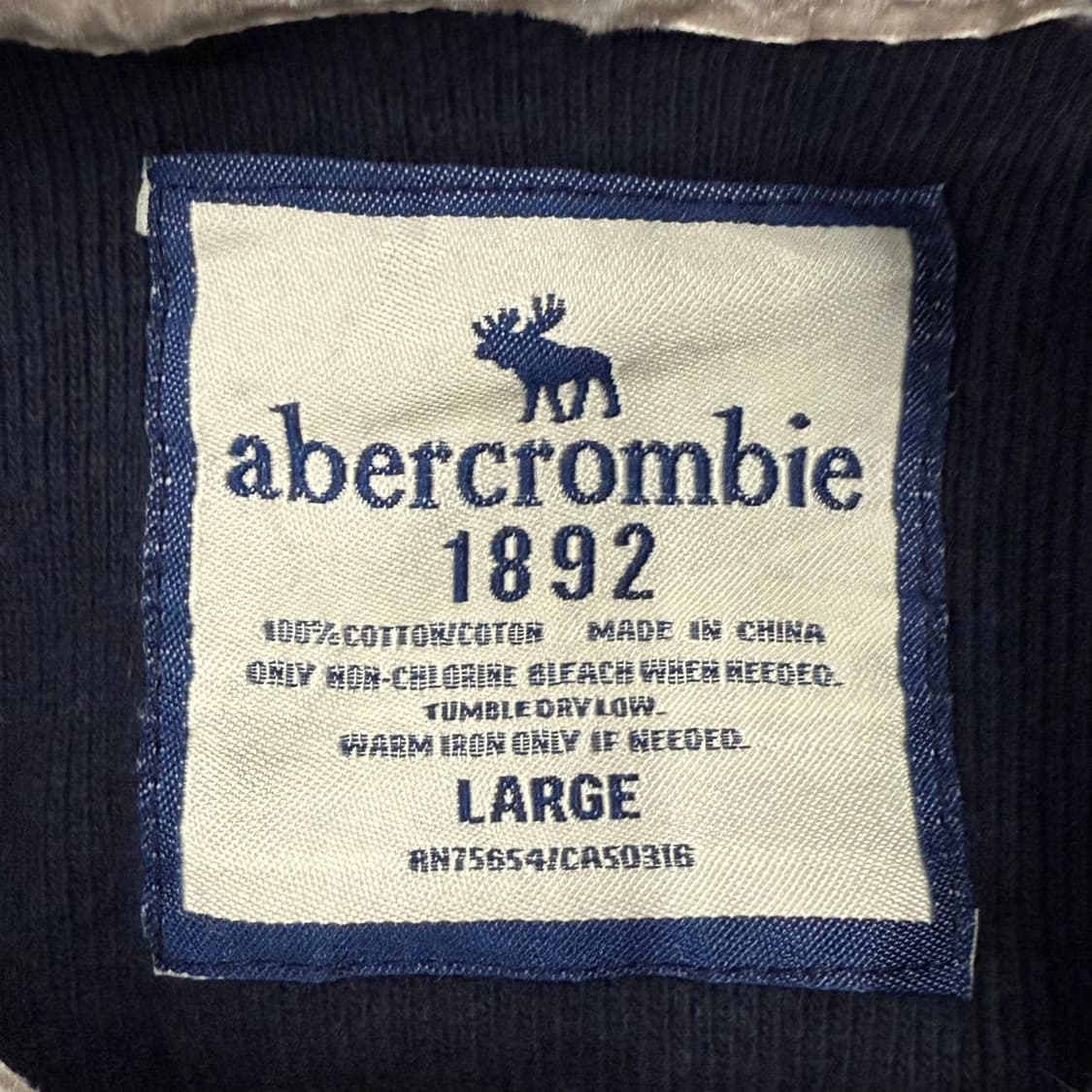 아베크롬비 네이비 후드집업 상품이미지5