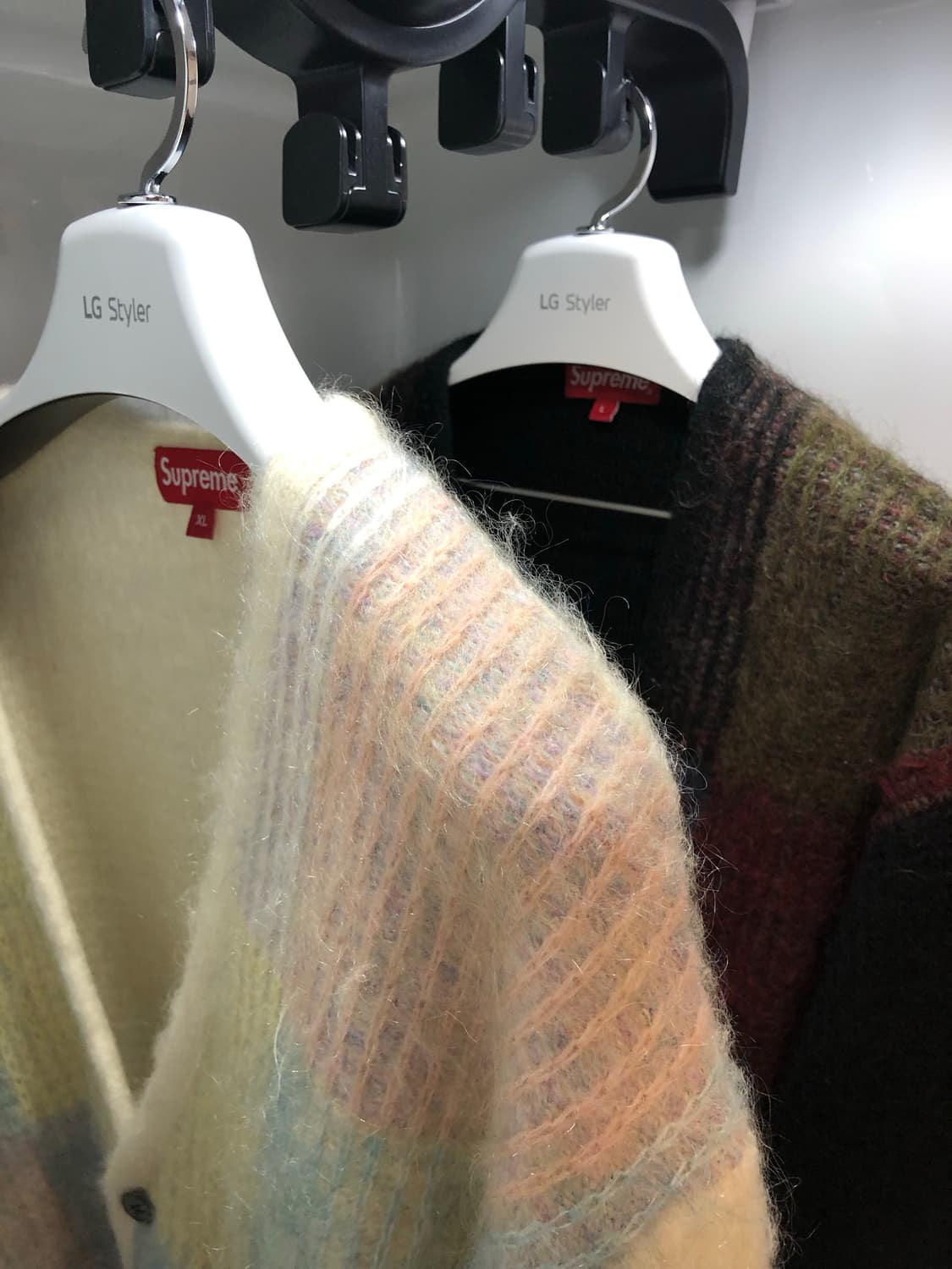 슈프림 브러쉬드 그리드 가디건 상품이미지3