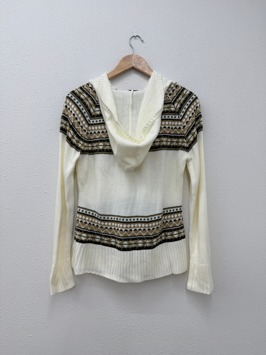 빈티지 explorer 노르딕 리본 후드 니트 상품이미지6