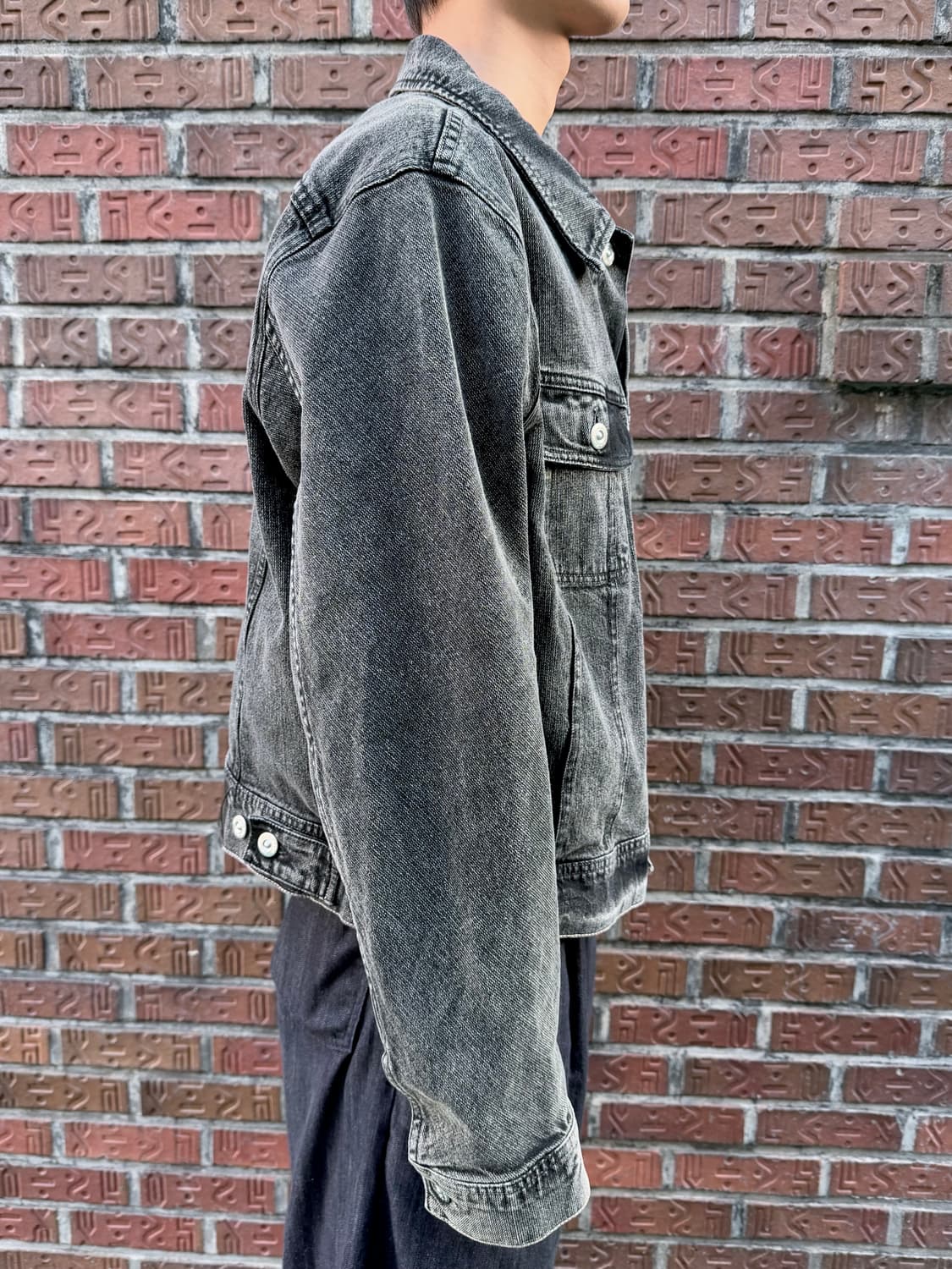 OUR LEGACY 블랙 워싱 로데오 데님 트러커 자켓 상품이미지6