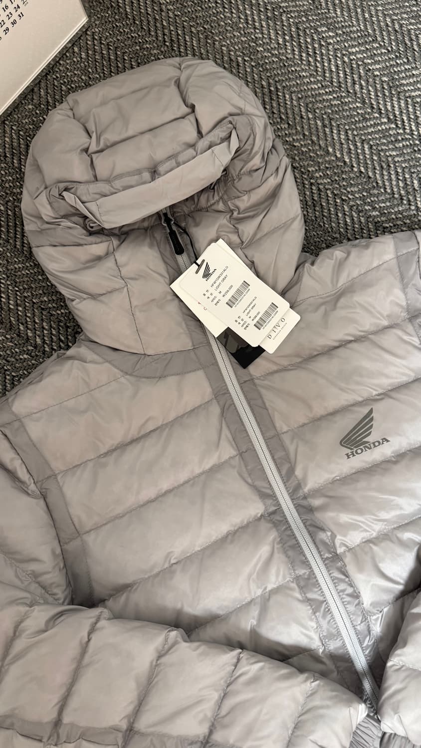 혼다 H-Tech Storm 경량 패딩 그레이 (M) 상품이미지2