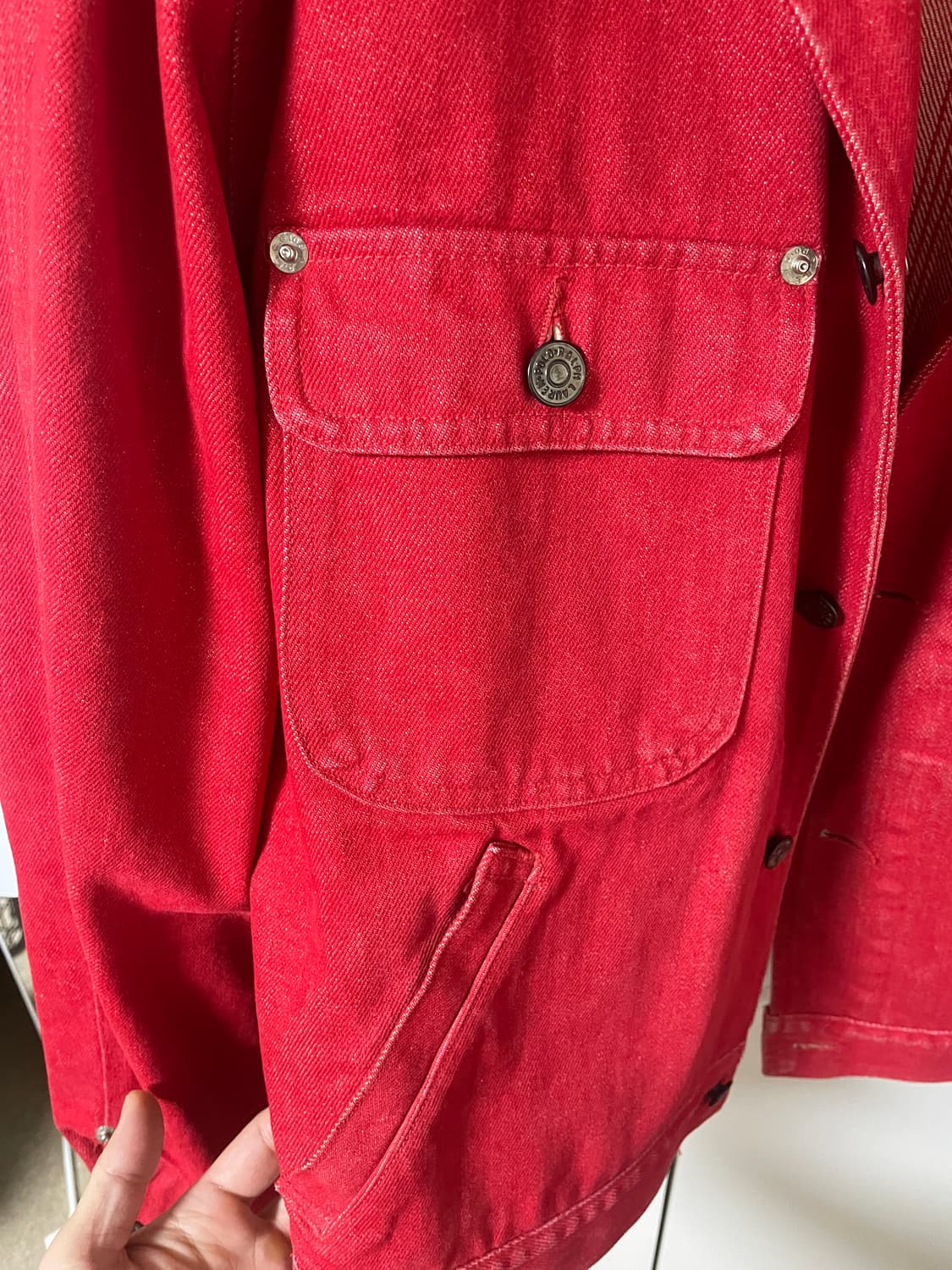 90s 폴로랄프로렌 던가리 데님자켓 M 상품이미지3