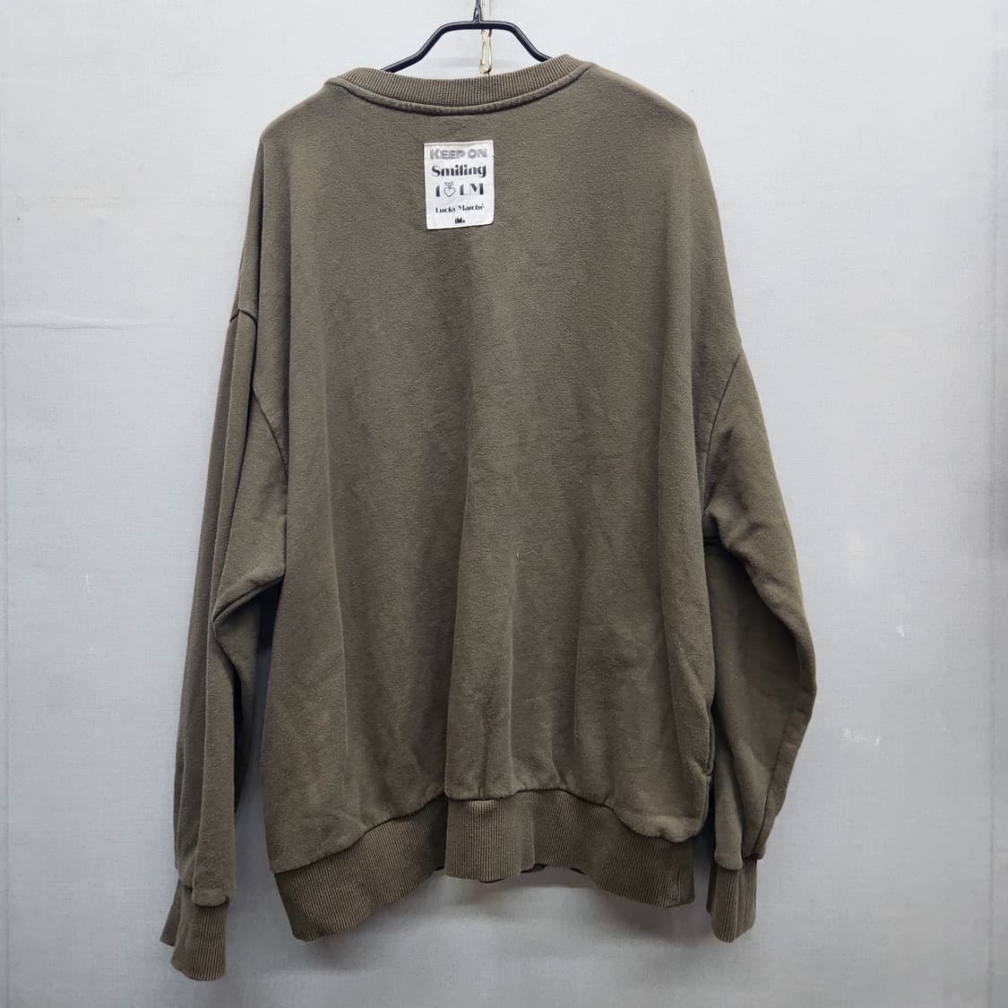 럭키마르숴 빅로고 프린팅 맨투맨 3XL 상품이미지3