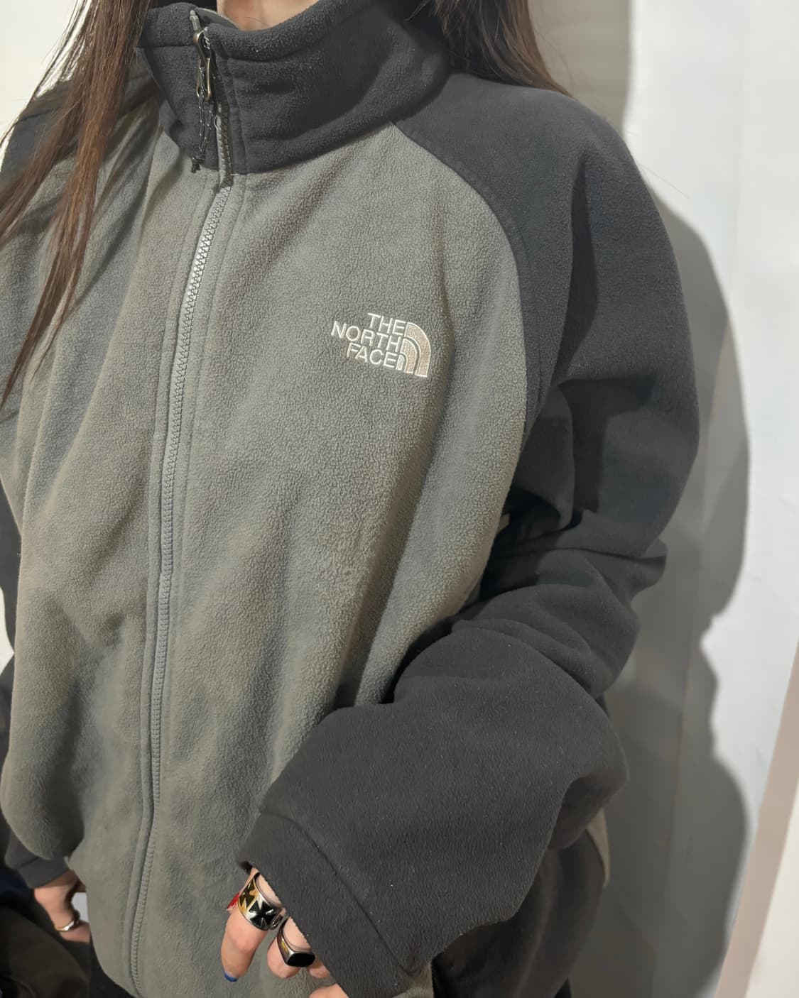 90s 노스페이스 클래식 투톤 플리스 자켓 상품이미지3