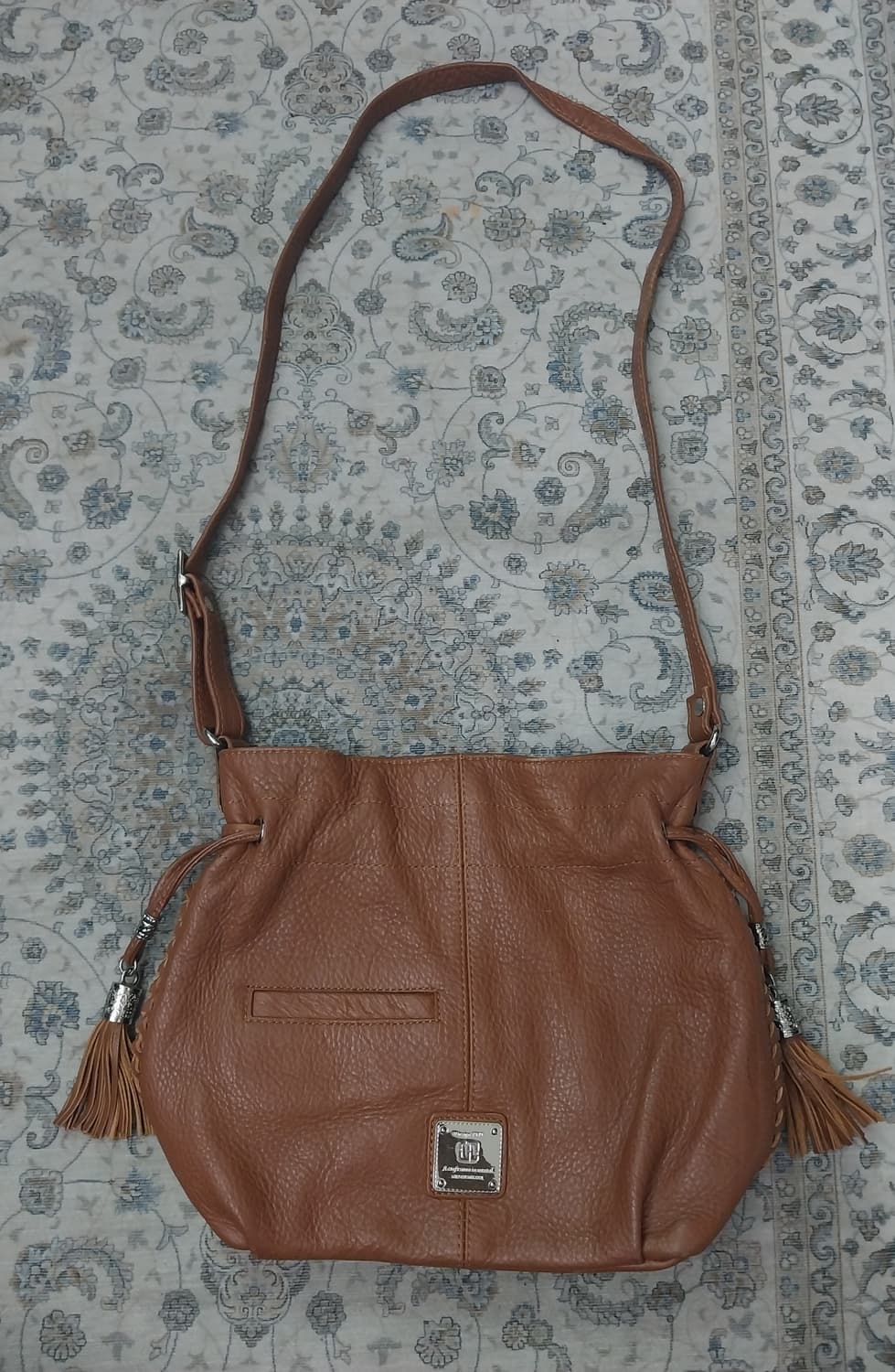 니콜밀러 브라운 래더 복조리백 (토트백 / 숄더백 가능) 상품이미지3