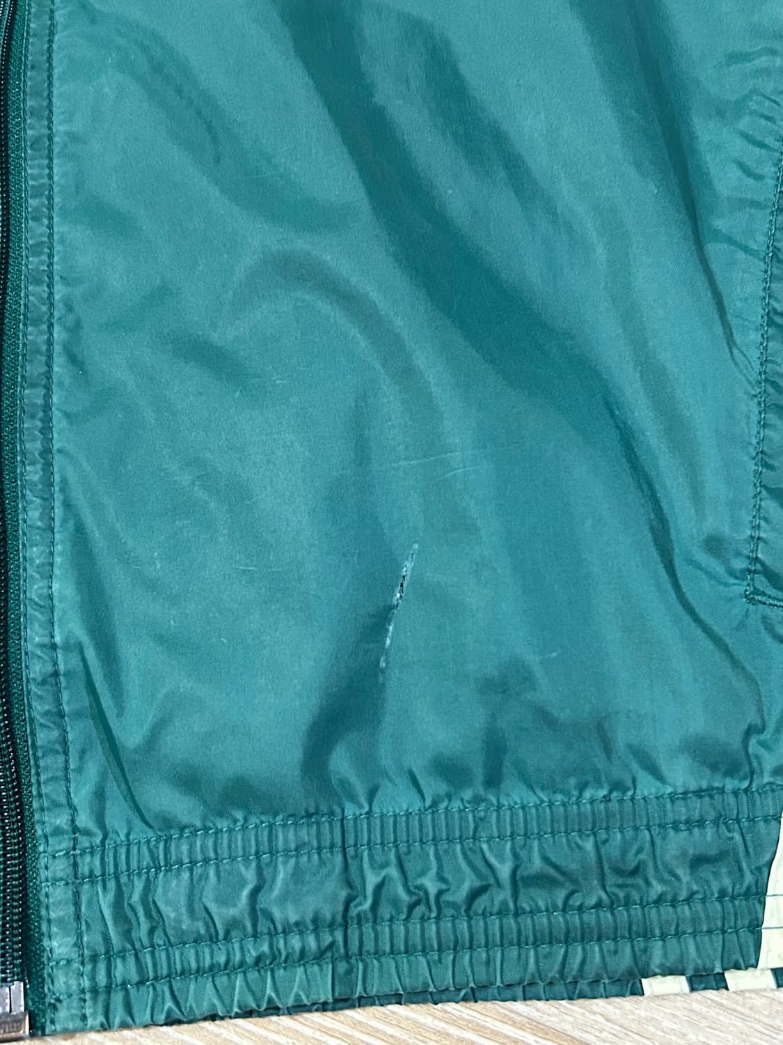 아디다스 80s 그린 아이보리 윈드브레이커 상품이미지5