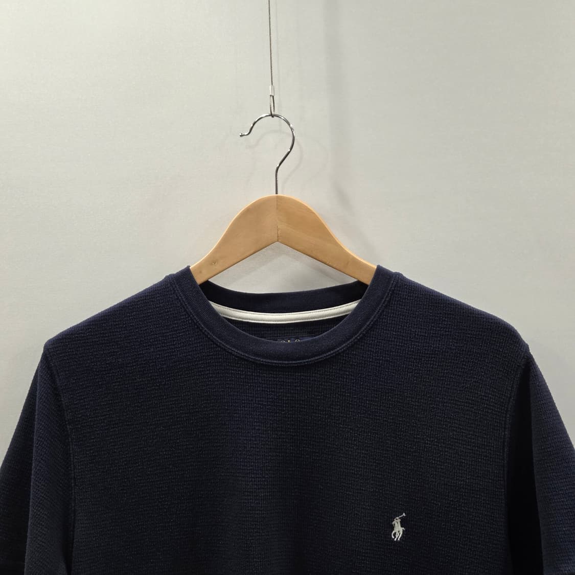 폴로랄프로렌 와플 반팔티 네이비 M  상품이미지2