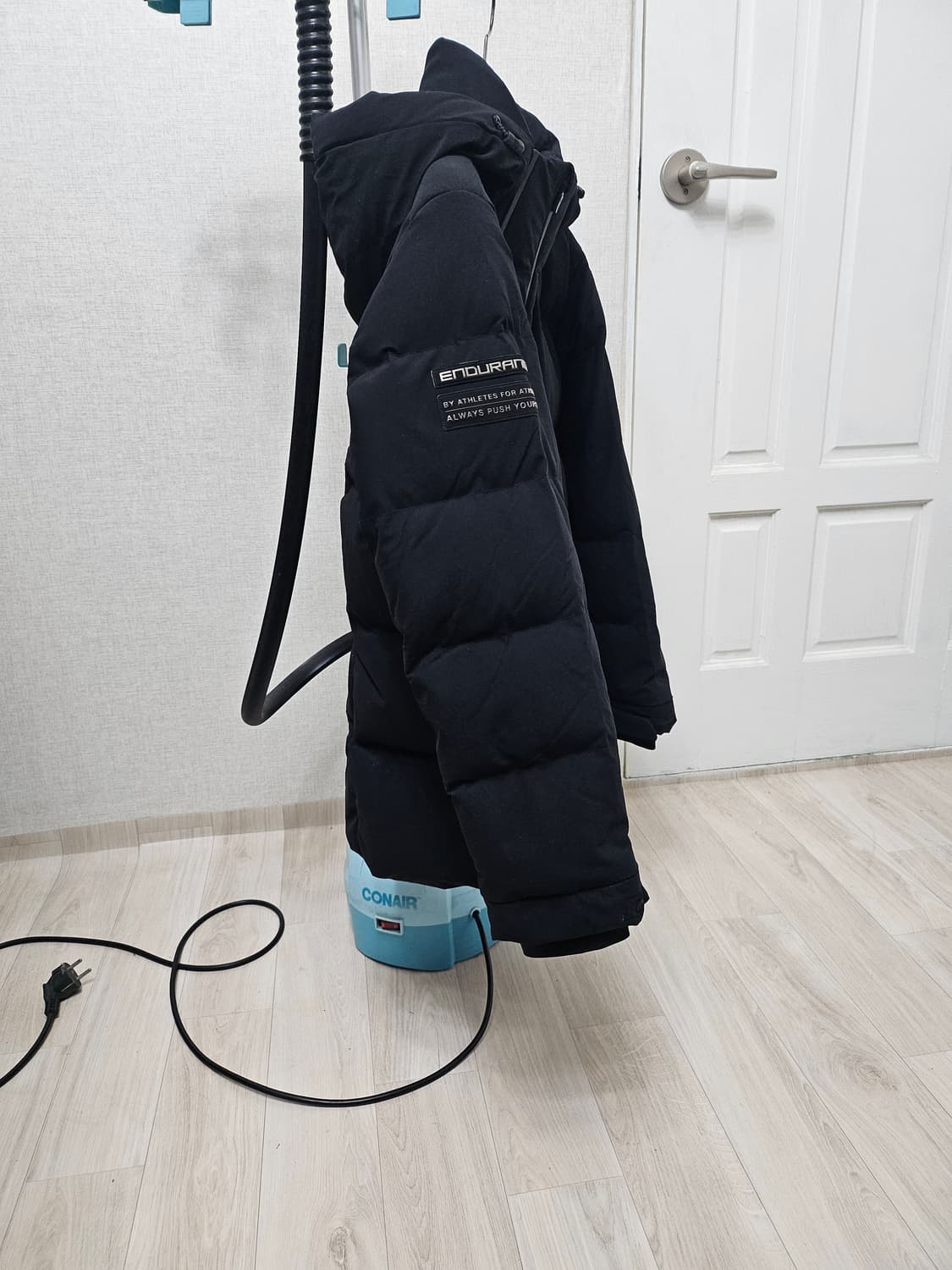 (95)L ☆초대장급☆ 다이나핏 [블랙] 구스다운패딩 상품이미지6