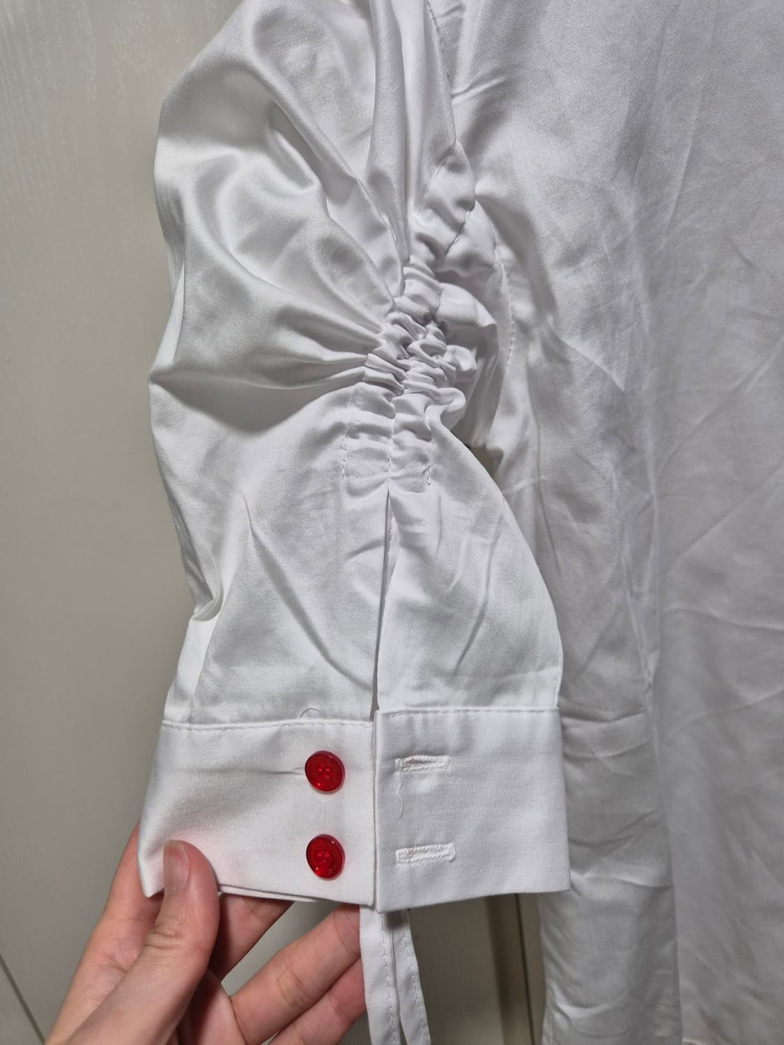 (타임세일)(새상품)RAVI+N 화이트 세일러 블라우스 상품이미지3