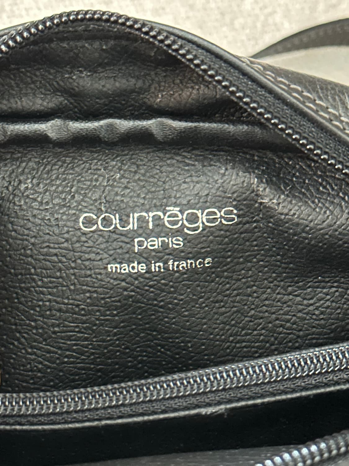 꾸레쥬 빈티지 크로스 가죽 블랙백 상품이미지8