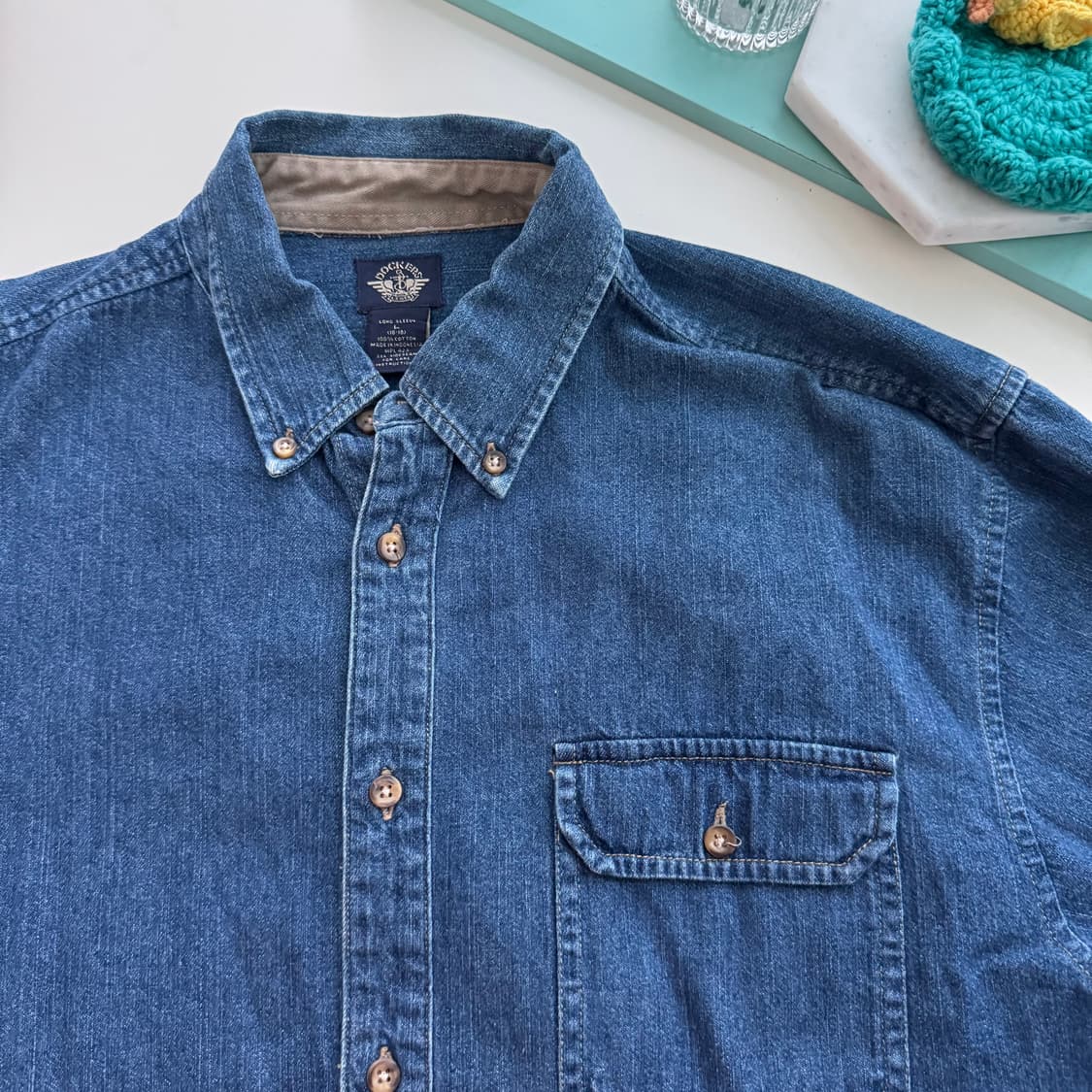 Dockers 도커스 데님 셔츠 남방L 상품이미지7