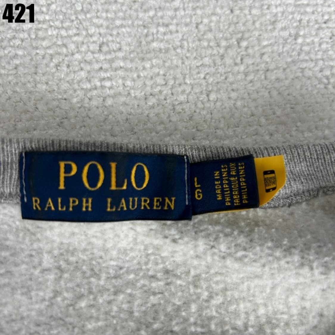 폴로 그레이 맨투맨 기모  상품이미지2