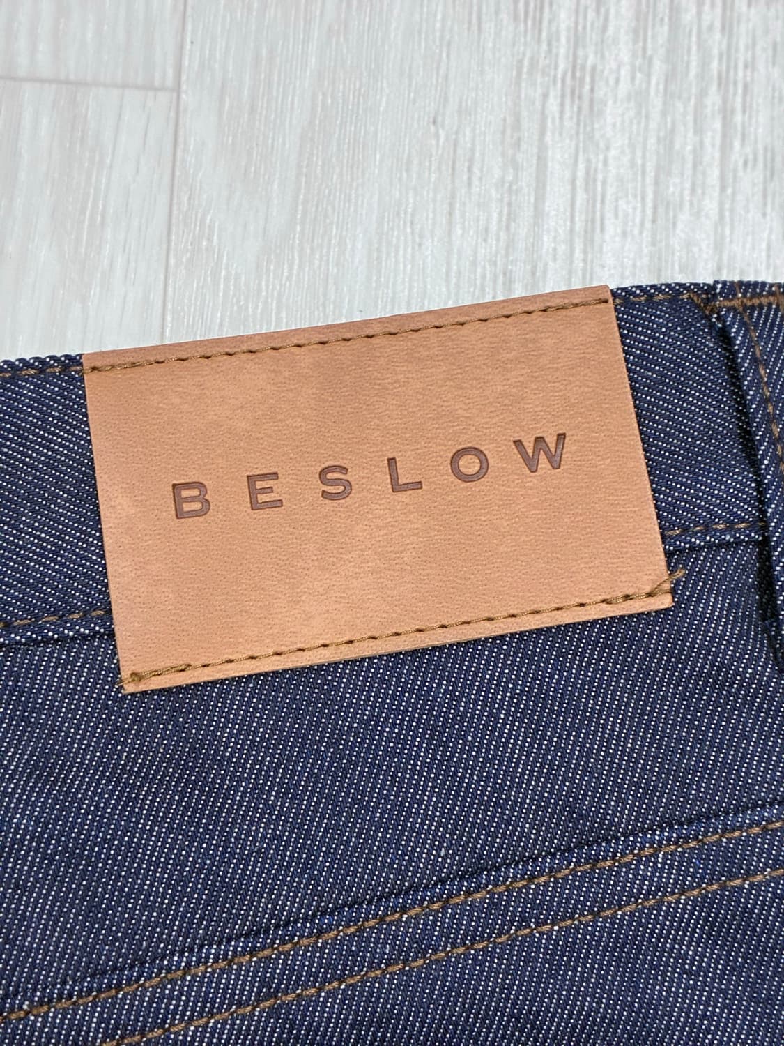 비슬로우 셀비지 데님 생지 인디고 상품이미지2