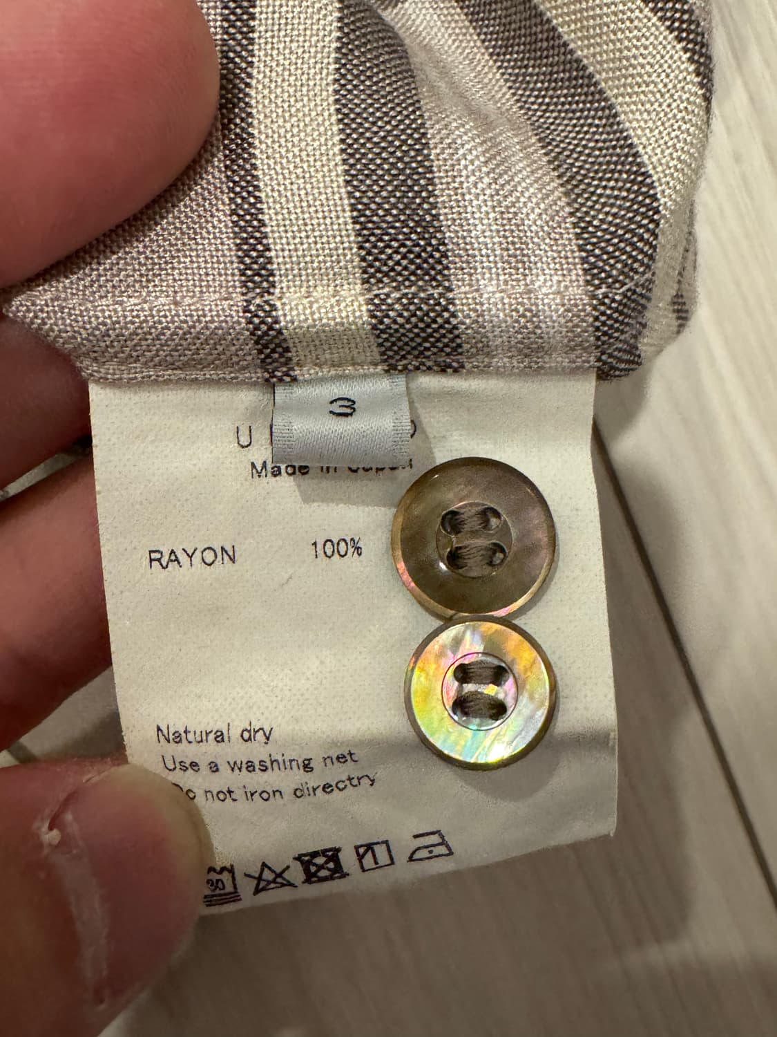 UNUSED Check Rayon Shirt 상품이미지7