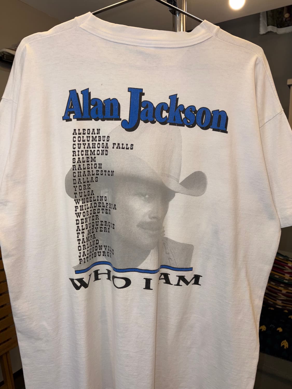 90‘s Alan Jackson country music tour T-s 상품이미지10