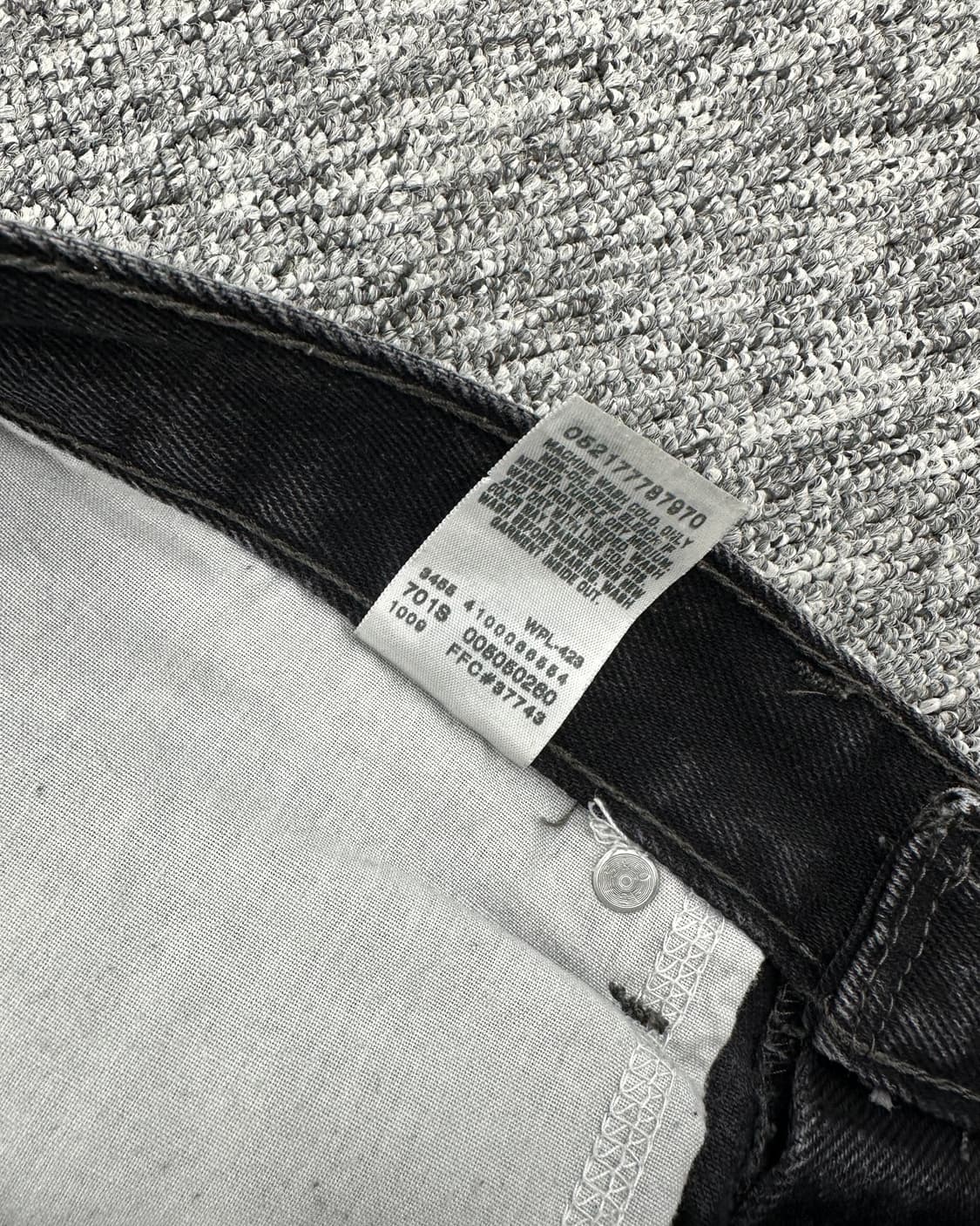 (허단42)00'S 리바이스 505 워싱블랙-M1254 상품이미지4