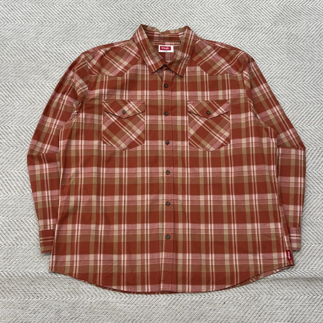 랭글러 웨스턴 체크셔츠 r3375 상품이미지1